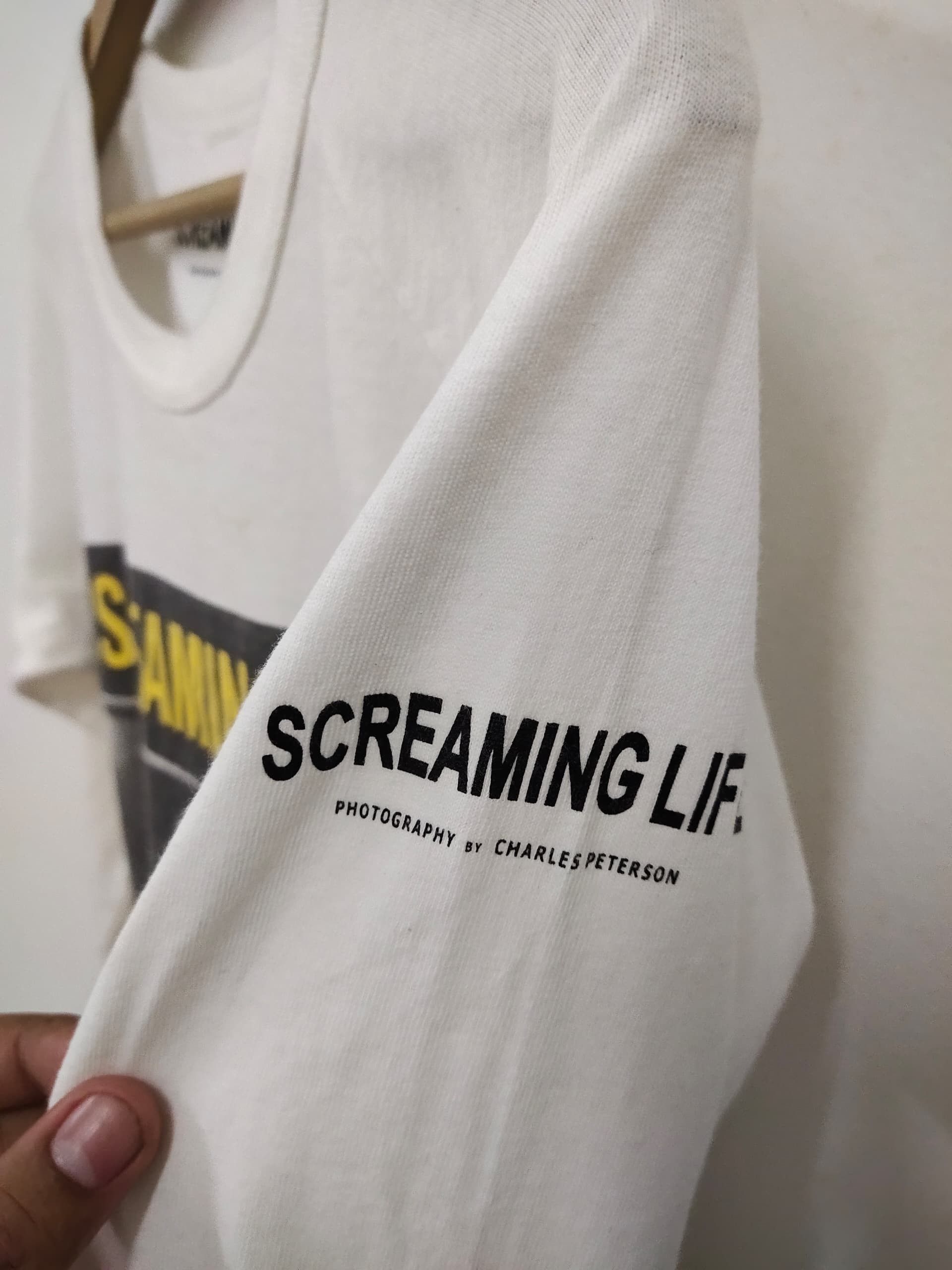 Nirvana Charles Peterson For NIRVANA kurt Cobain screaming live tee Size US S / EU 44-46 / 1 - 4 Thumbnail