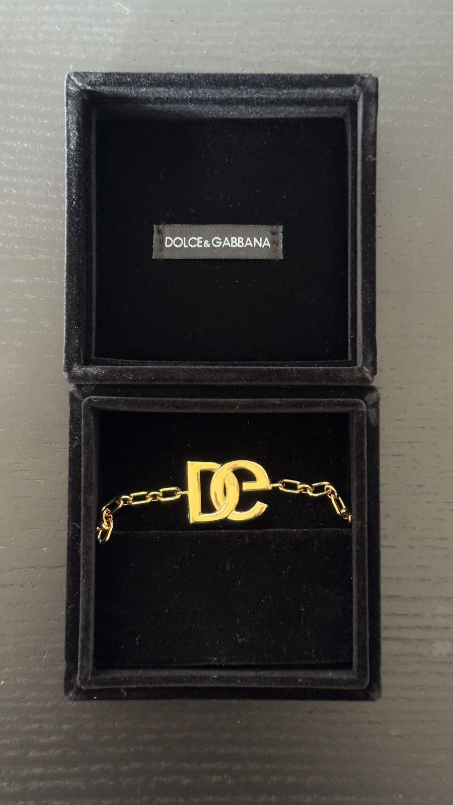Dolce & Gabbana Dolce Gabbana Gold Bracelet BRACCIALE CATANA + Logo Size ONE SIZE - 1 Thumbnail