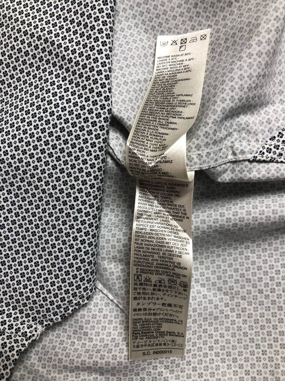 Diesel × Japanese Brand × Vintage Vintage 90s Archive Diesel Y2K Striped Avant Garde Shirt Tee Size US L / EU 52-54 / 3 - 4 Thumbnail