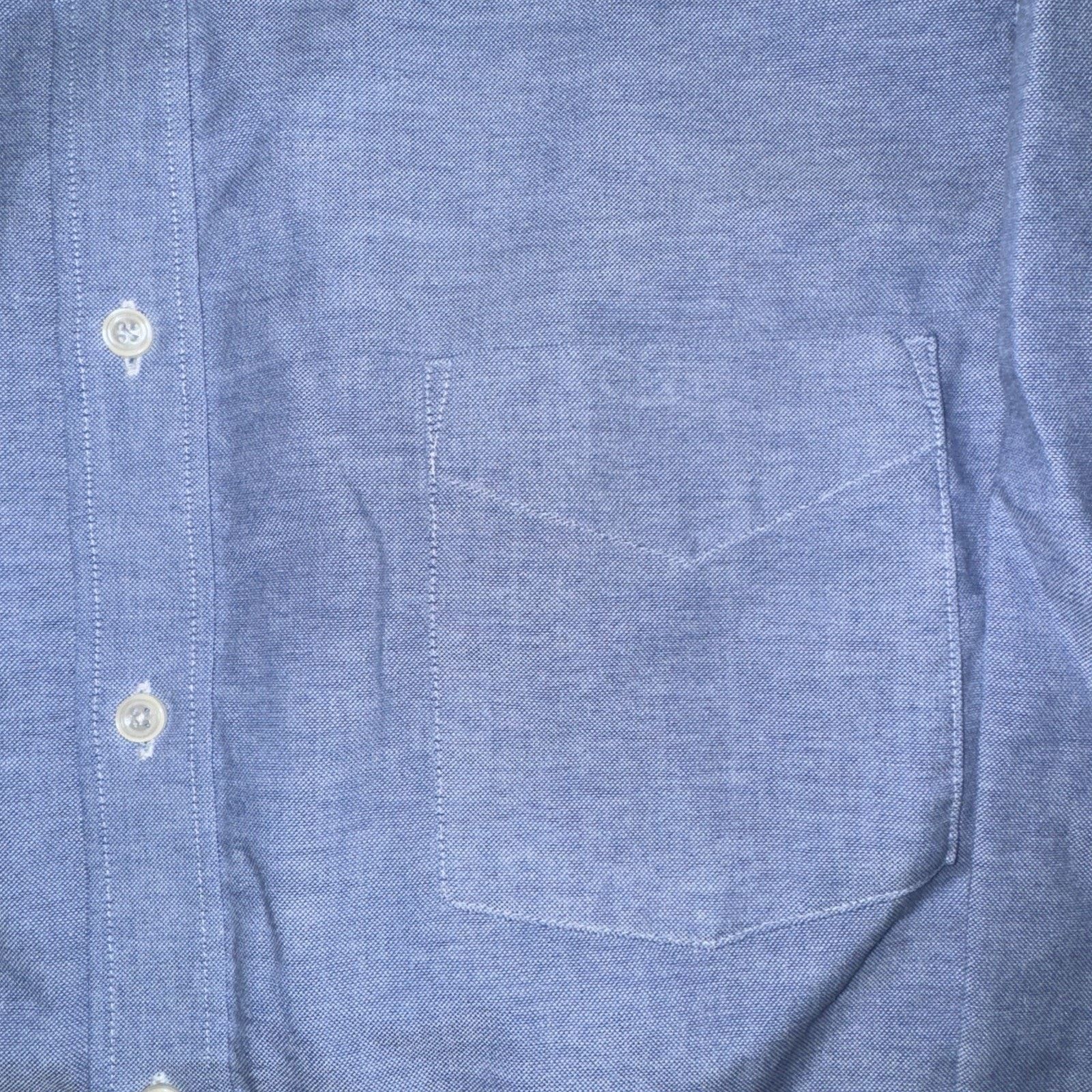 Van Heusen × Vintage Van Heusen Wrinkle-Free Oxford Shirt Large Blue Dress Shirt Size US L / EU 52-54 / 3 - 2 Thumbnail