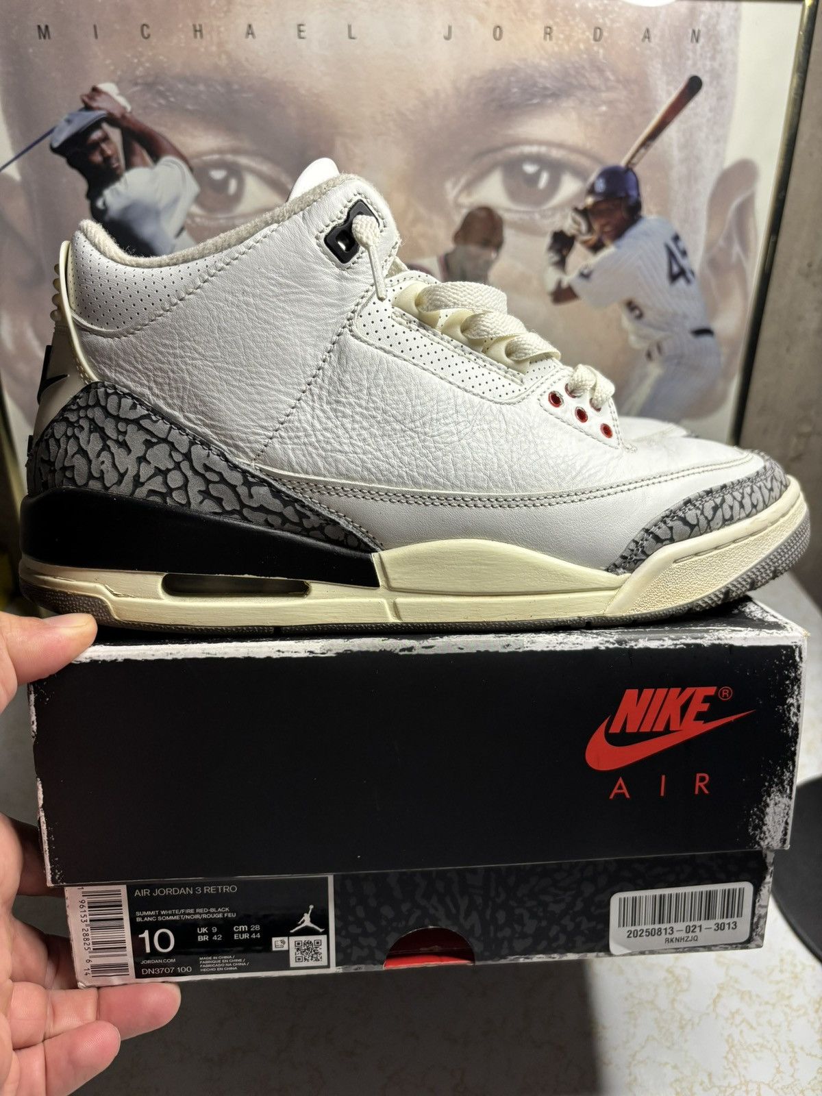 Jordan Brand Jordan Retro 3 ‘white cement reimagined’ Size US 10 / EU 43 - 1 Thumbnail