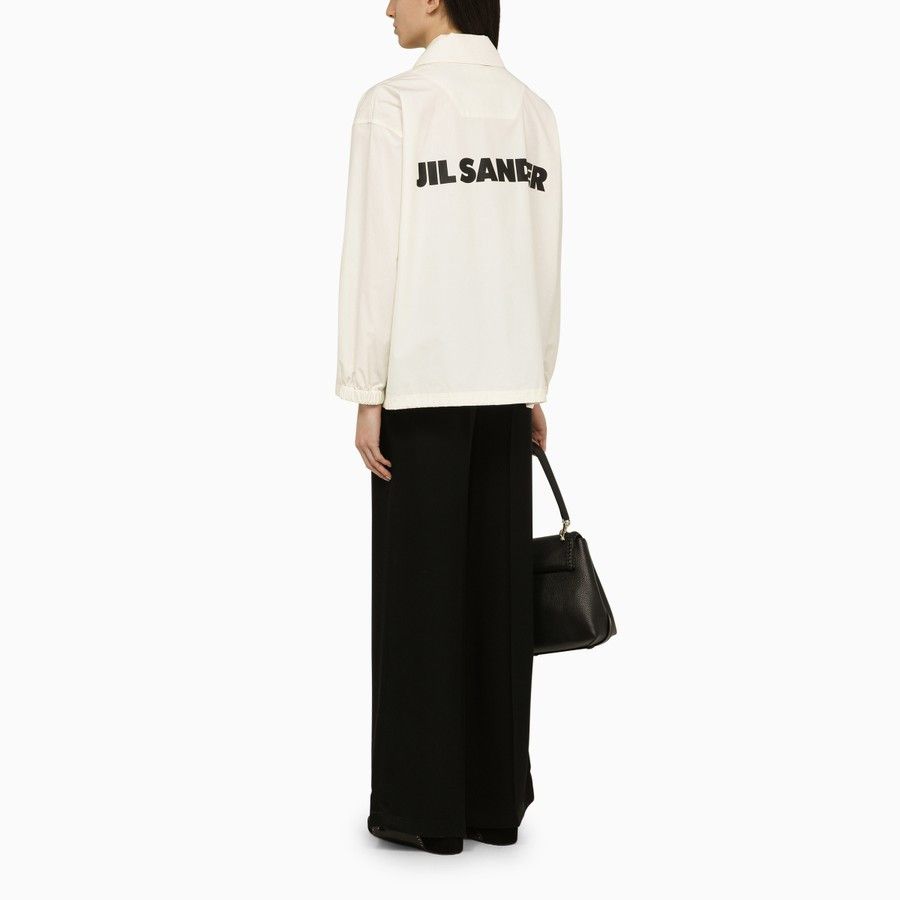 Jil Sander o1d2blof0824 Jackets With Logo in White Size XS / US 0-2 / IT 36-38 - 2 Thumbnail