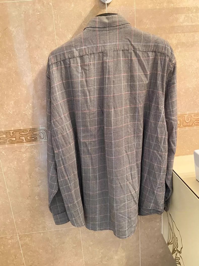 Gucci Gucci Limited edition gray Piggy embroidered wool plaid shi Size US S / EU 44-46 / 1 - 2 Thumbnail