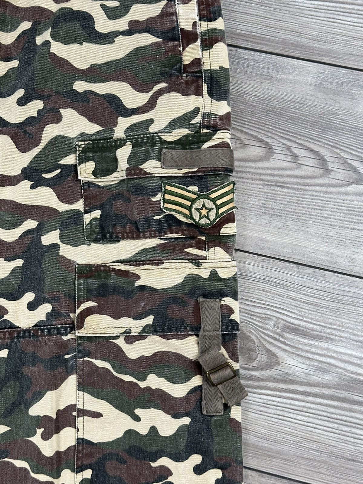 JNCO Crazy Y2K Exco Naval Aviation Camo Cargo Pants Size US 32 / EU 48 - 3 Thumbnail