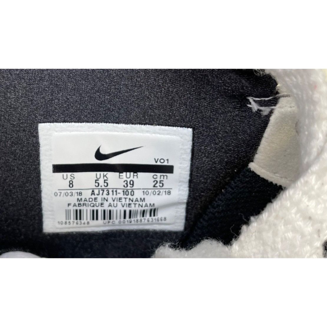 Nike Nike Air Force 1 Womens White Beige Sneakers Shoes Size 8 SK Size US 8 / IT 38 - 7 Thumbnail