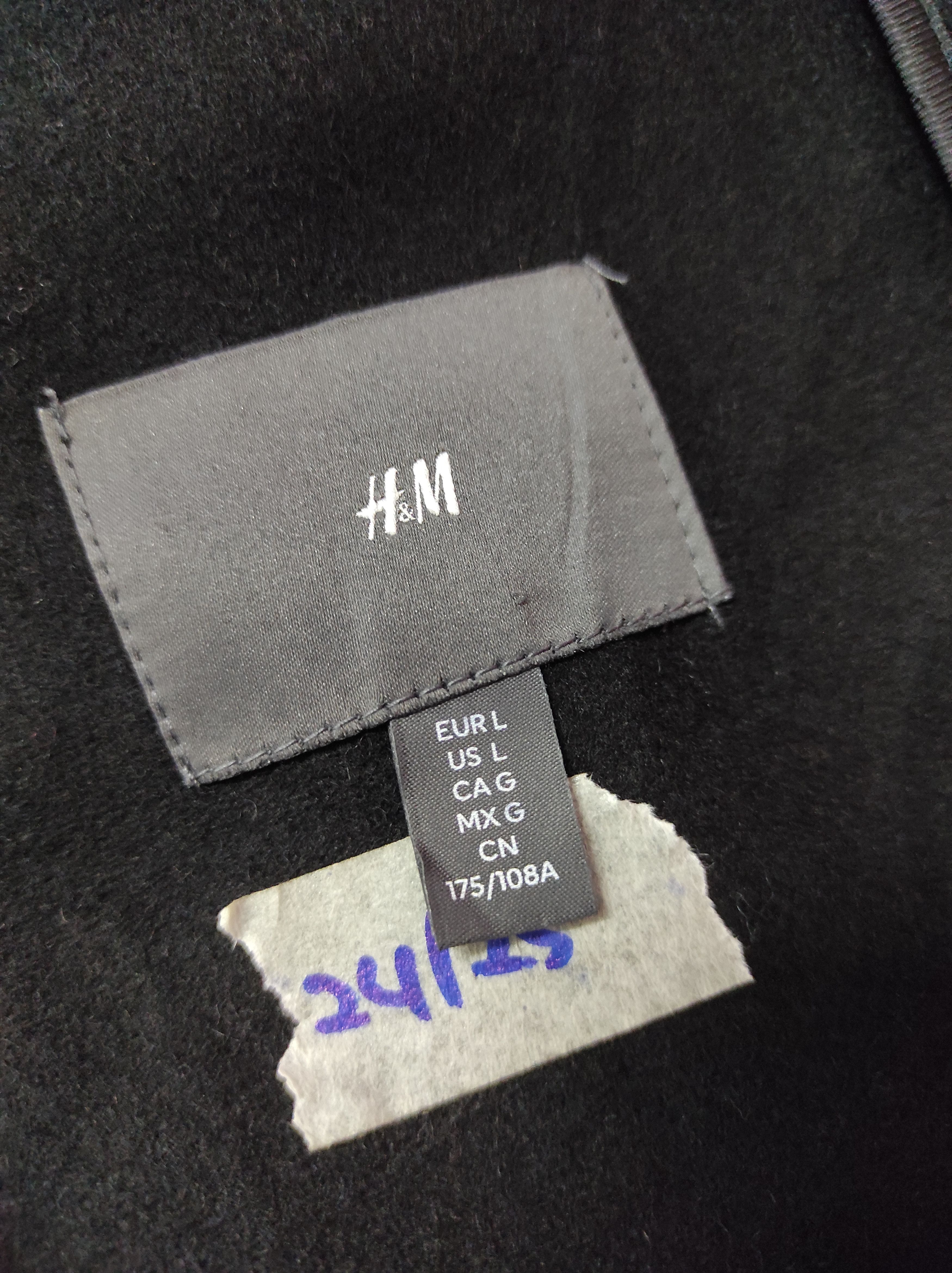 H&M H&M BLACK OVERSIZED JACKET WORKERS Size US L / EU 52-54 / 3 - 7 Thumbnail