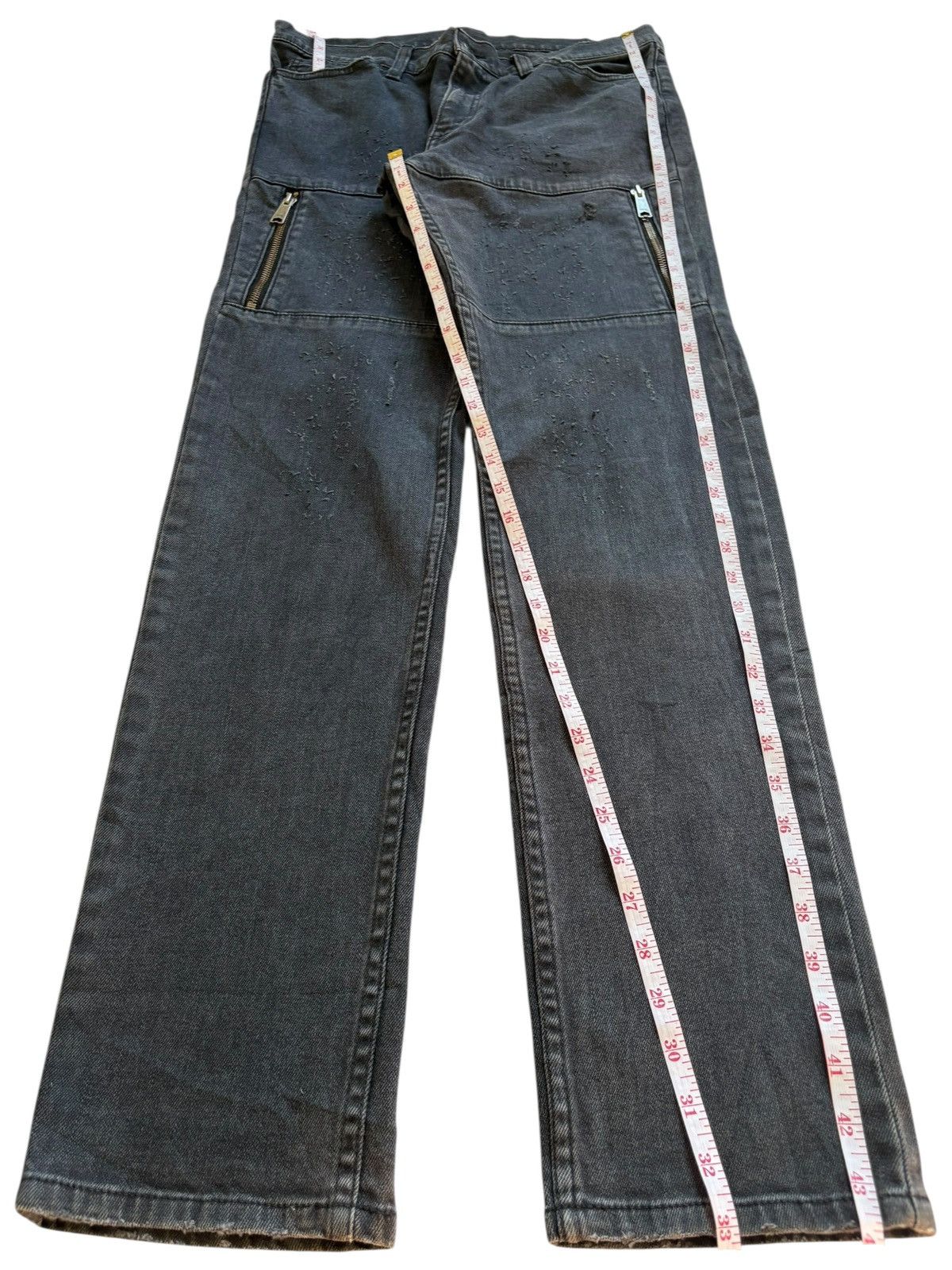 Levi's Vintage 90s Levis 606 Tactical Zipper Black Jeans Size US 34 / EU 50 - 13 Thumbnail