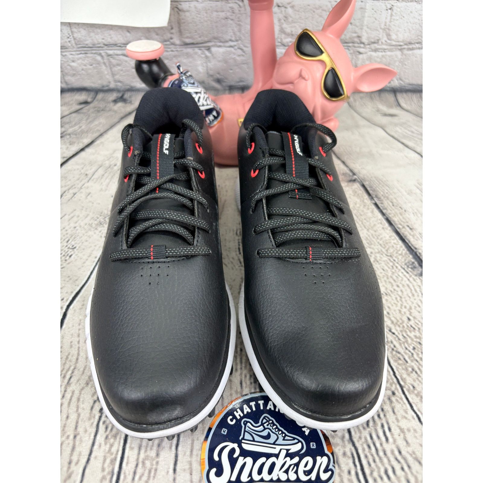 Under Armour Under Armour HOVR Fade 2 Golf Shoes Cleats Mens 7 Black Red Size US 7 / EU 40 - 2 Thumbnail