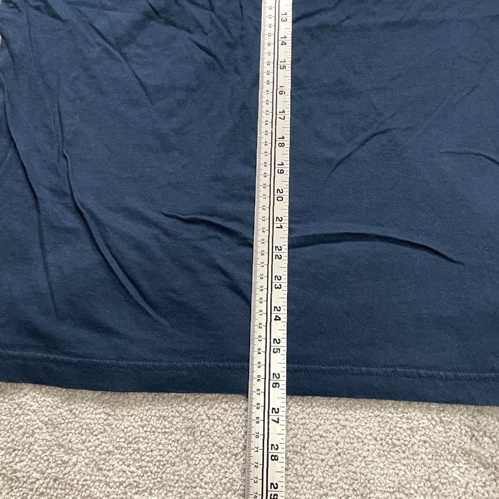 George George Crew Neck Long Sleeve T-Shirt Mens XL Blue Cotton Casual Outdoor Tee Size US XL / EU 56 / 4 - 7 Thumbnail