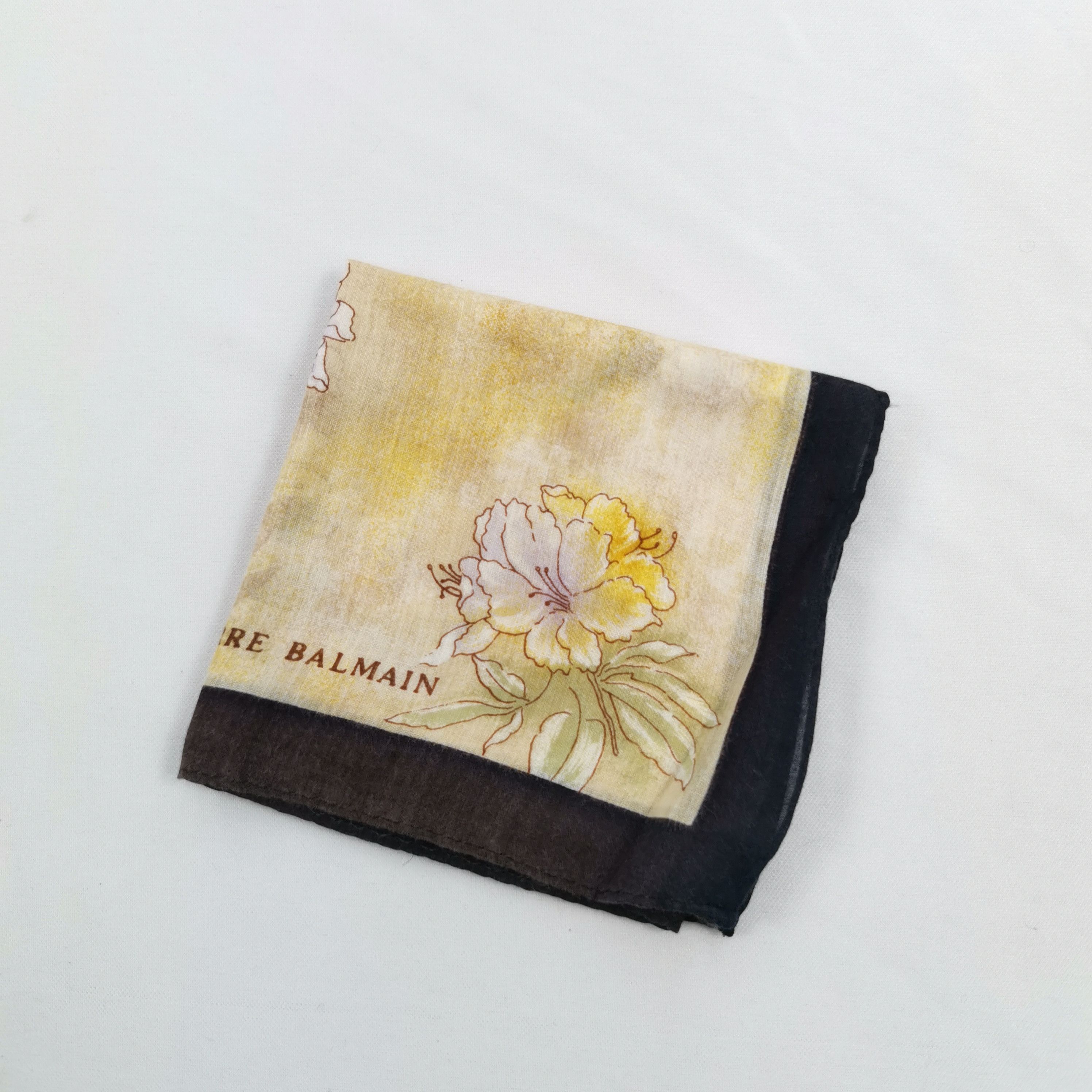 Japanese Brand Vintage Pierre Balmain Handkerchief Neckerchief Bandana Size ONE SIZE - 4 Thumbnail