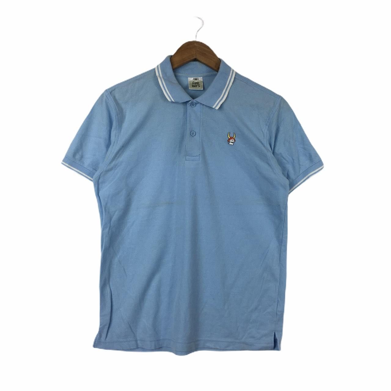Vintage Vtg FINE DAYS Anime Japan Cartoon Polo Tee Shirt Samurai Size US M / EU 48-50 / 2 - 1 Thumbnail
