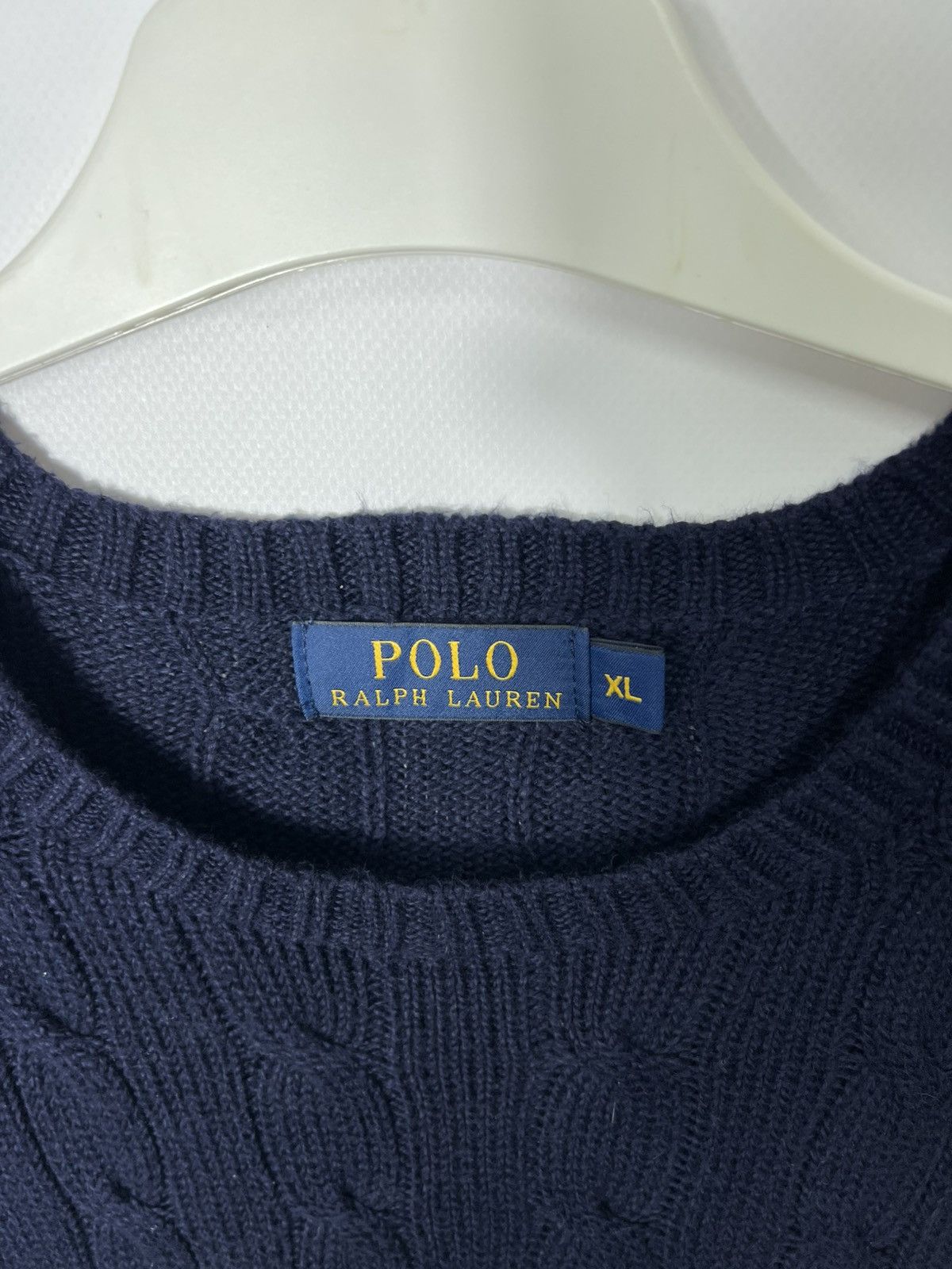 Polo Ralph Lauren Vintage streetwear y2k Polo Ralph Lauren Cable Knit Sweater Size US XL / EU 56 / 4 - 4 Thumbnail