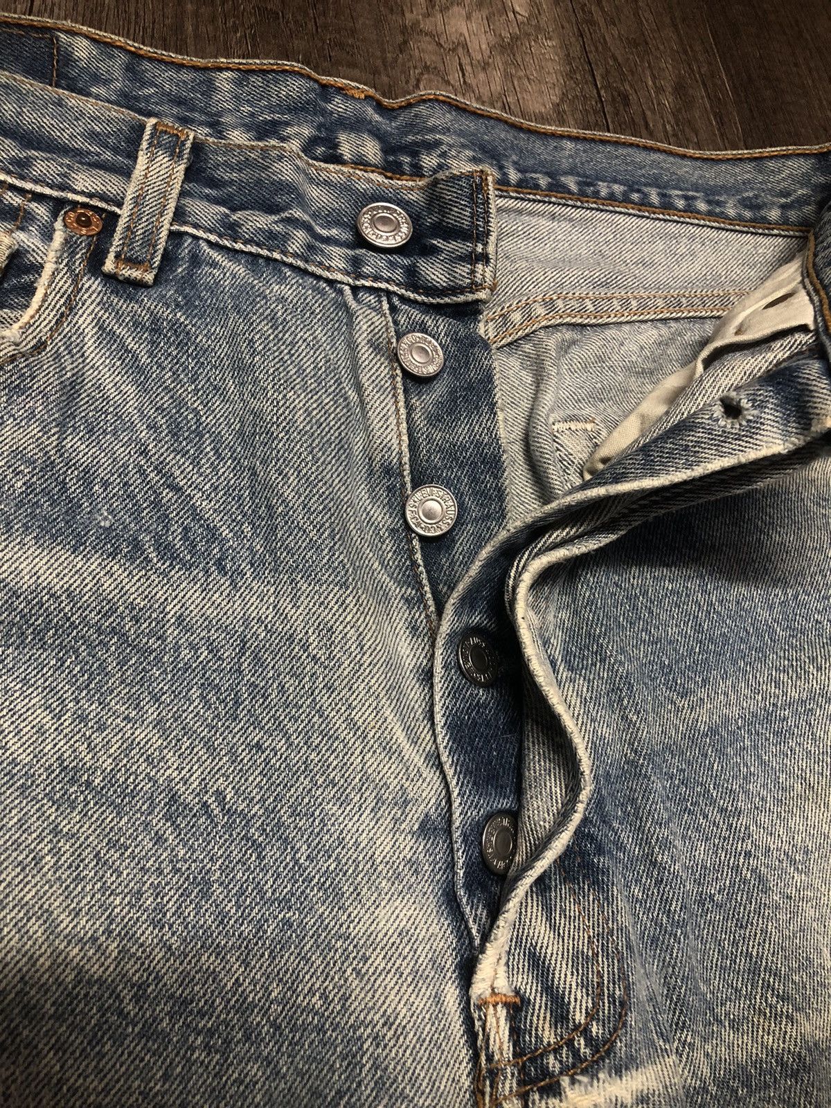 Levi's Vintage Clothing Levi's 501 Stamp Button 190 Size US 32 / EU 48 - 14 Thumbnail
