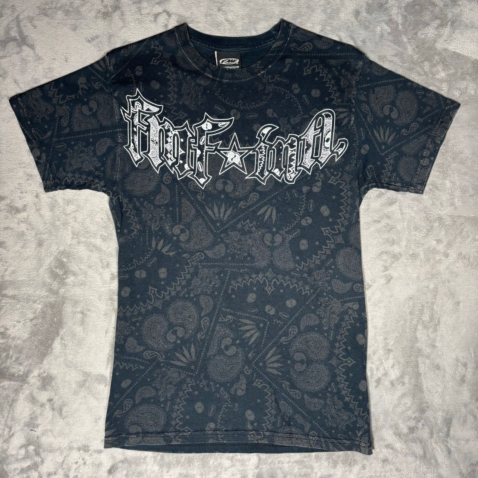 Other FMF Apparel Black Bandana Graphic Tee Moto Punk Mens Size S Size US S / EU 44-46 / 1 - 1 Thumbnail