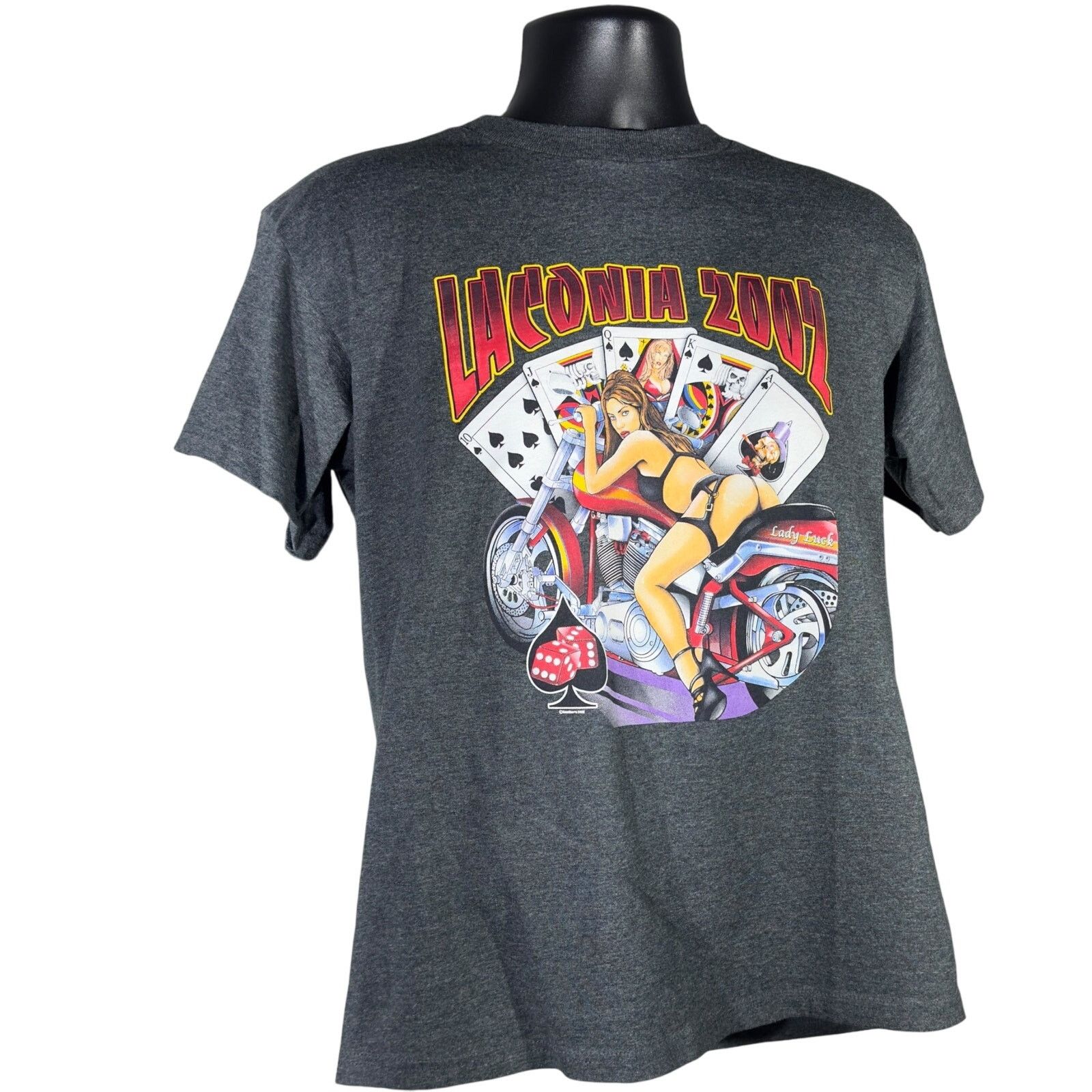 Fruit Of The Loom Vintage Laconia Pinup Bike Tee Size US M / EU 48-50 / 2 - 4 Thumbnail