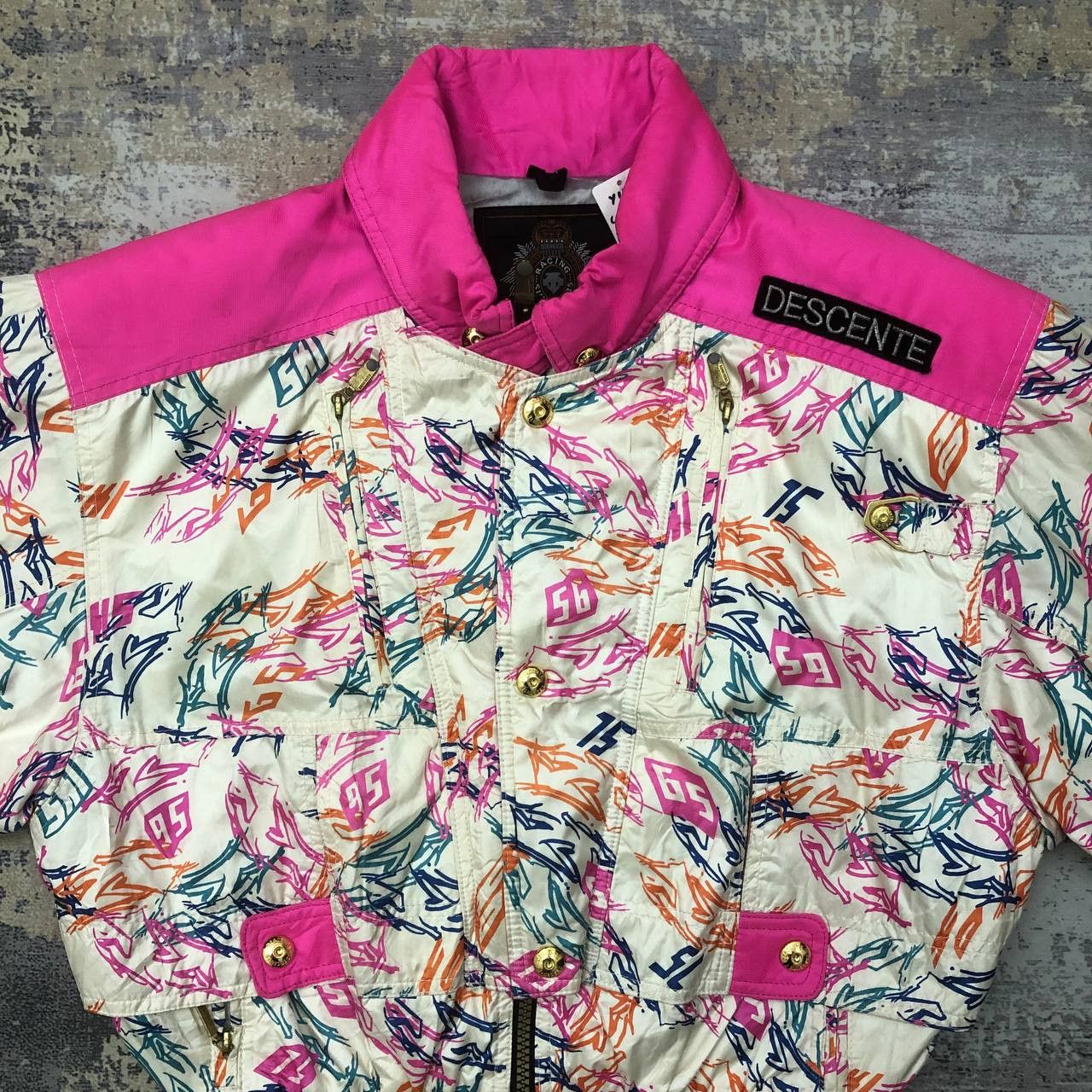 Descente × Japanese Brand Y118. JAPAN DESCENTE RACING EQUIPMENT WINTER JACKET Size US L / EU 52-54 / 3 - 3 Thumbnail