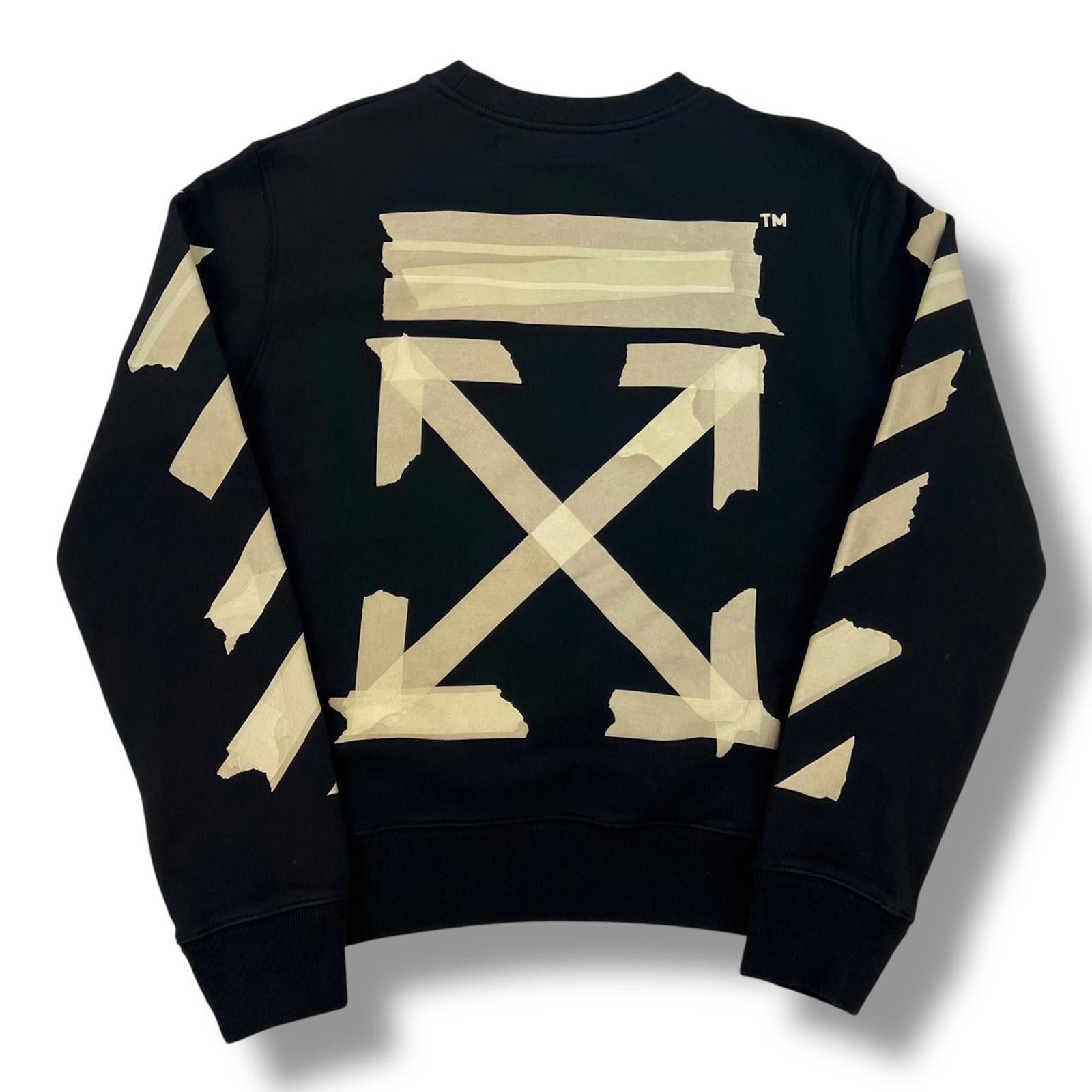 Off-White Off-White Tape Arrows Crew Sweatshirt Size US S / EU 44-46 / 1 - 2 Thumbnail