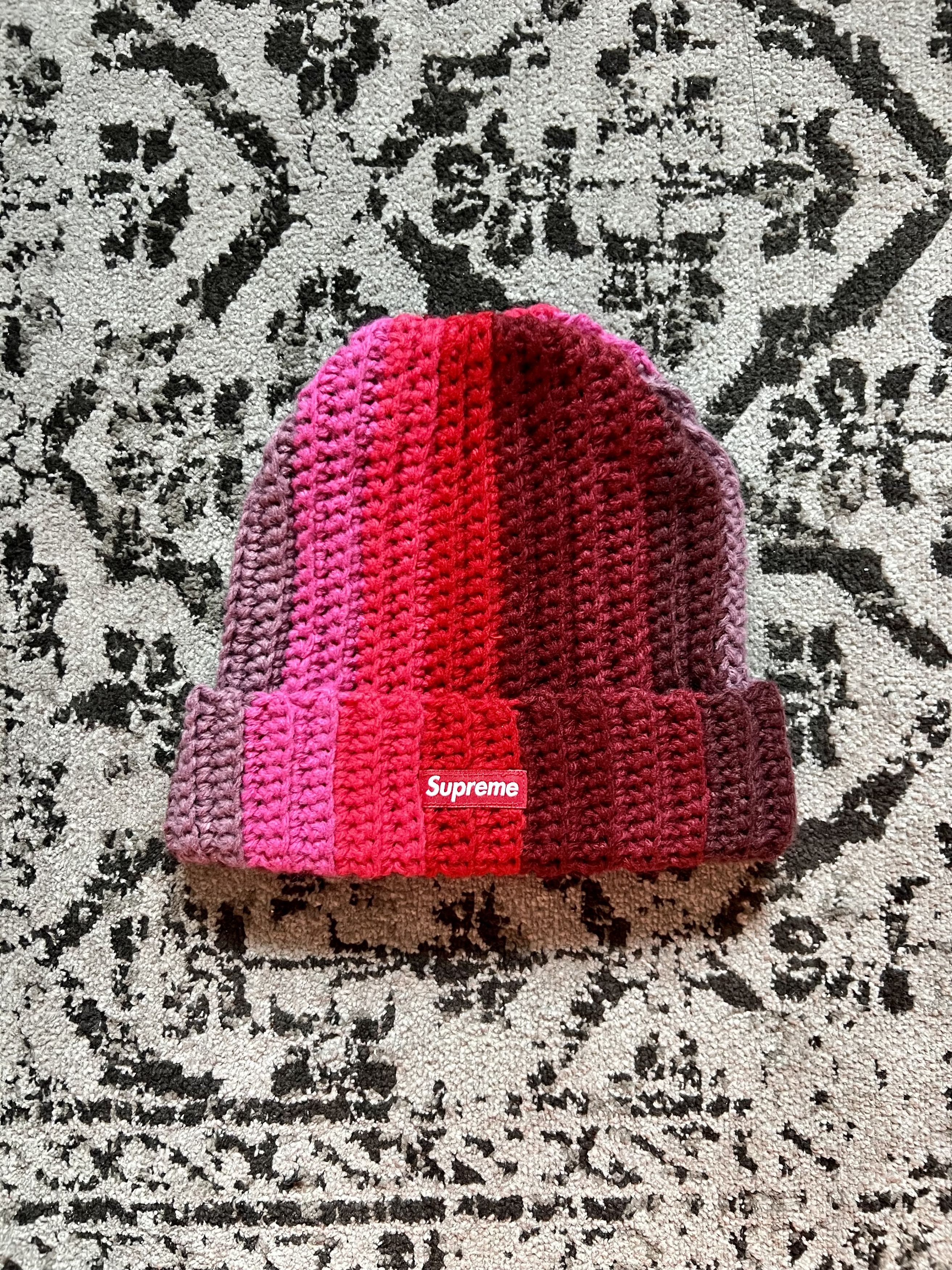 Supreme SUPREME GRADIENT CROCHET BEANIE Size ONE SIZE - 1 Thumbnail
