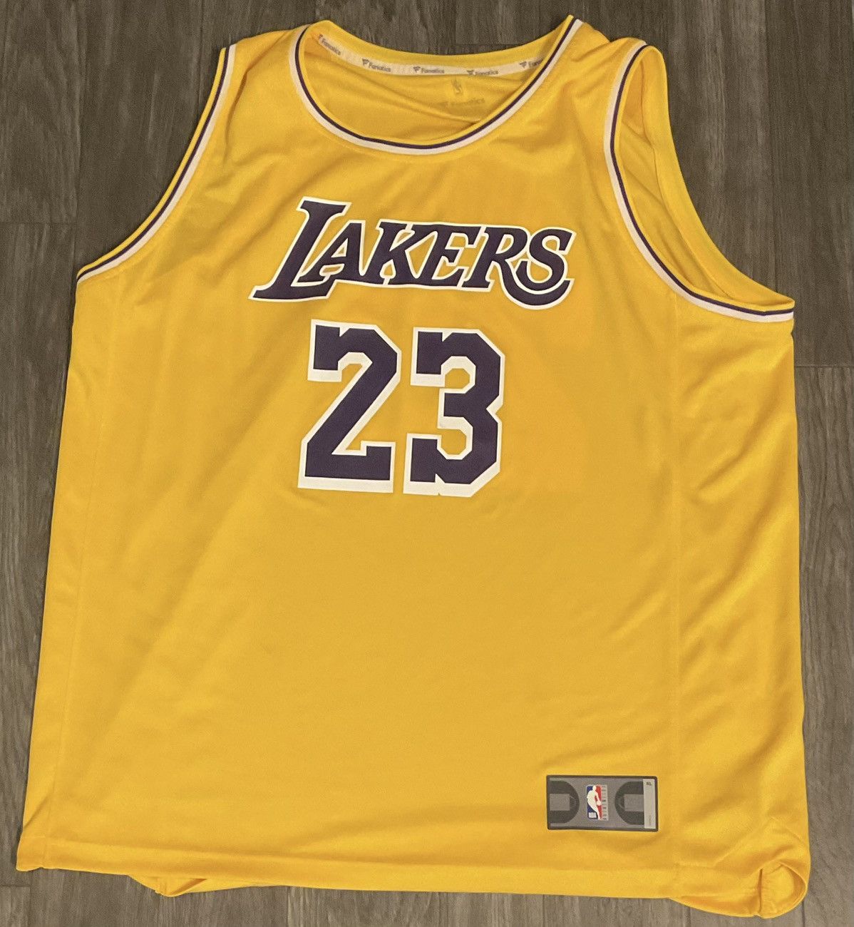 NBA Lebron James LA Lakers Fanatics Jersey Size XL Grailed