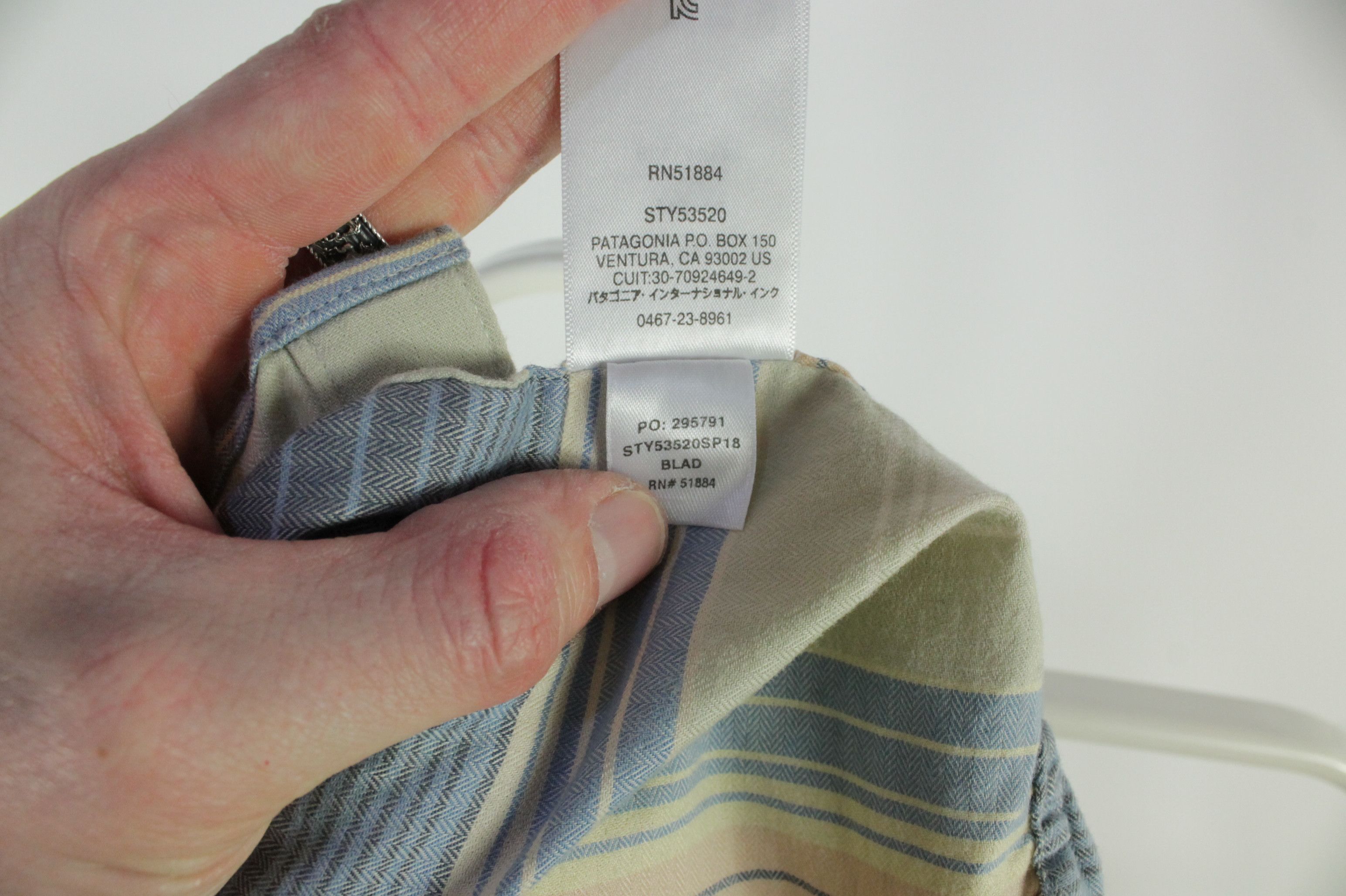 Designer × Patagonia Patagonia Organic Cotton Multi Striped Casual Shirt WMNS Size S / US 4 / IT 40 - 8 Thumbnail