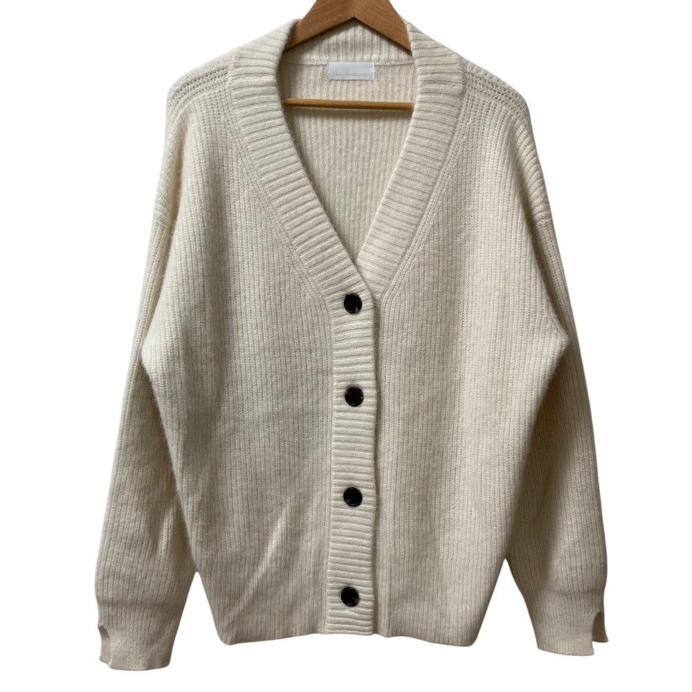 Other Other GALLARDAGALANTE Wool V Neck Cardigan Textile Tops GGZ1052205A0001 DUTY FREE for USA Size ONE SIZE - 1 Thumbnail