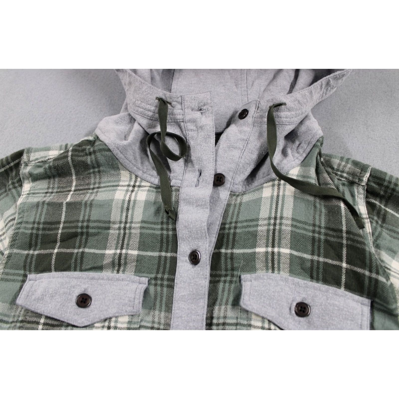Marmot Marmot Jacket Mens Medium Green Plaid Flannel Hooded Casual Snap Front Pockets Size US M / EU 48-50 / 2 - 4 Thumbnail