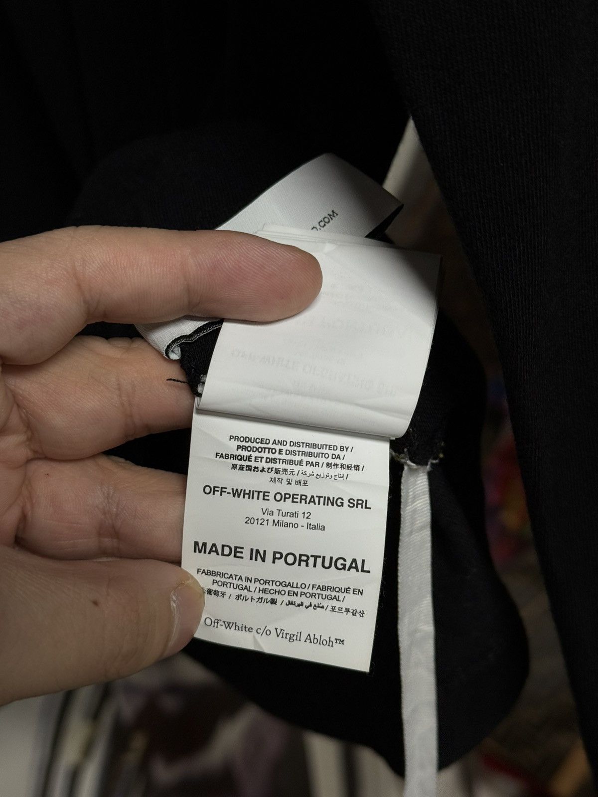 Off-White Off-White Caravaggio Black T-Shirt Virgil Abloh L/S Small Size US S / EU 44-46 / 1 - 17 Thumbnail