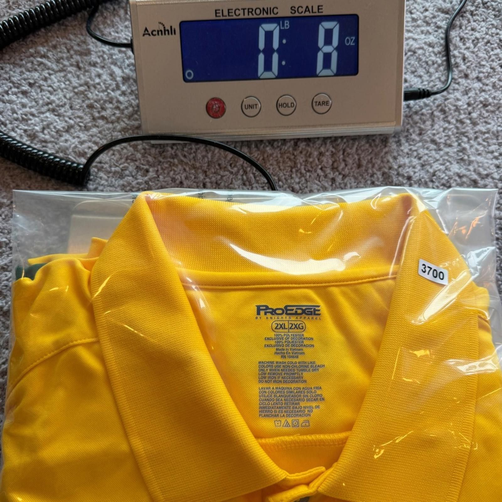 Other Oregon Ducks Mens 2XL Polo Shirt Yellow NCAA Golf Size US XXL / EU 58 / 5 - 7 Thumbnail