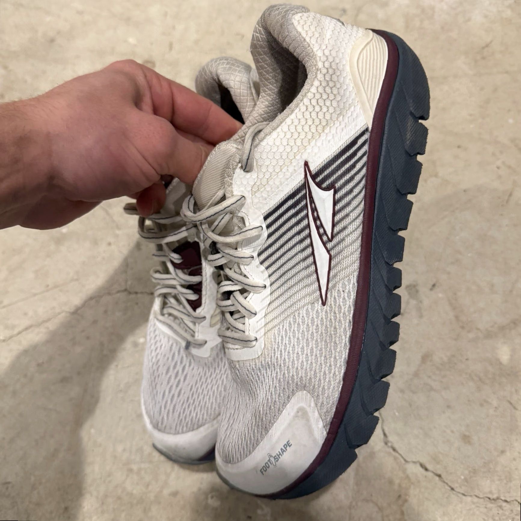 Altra Altra Provision Womens Sneaker Size 7.5 White Colour Burgundy Grey Size US 6 / IT 36 - 7 Thumbnail