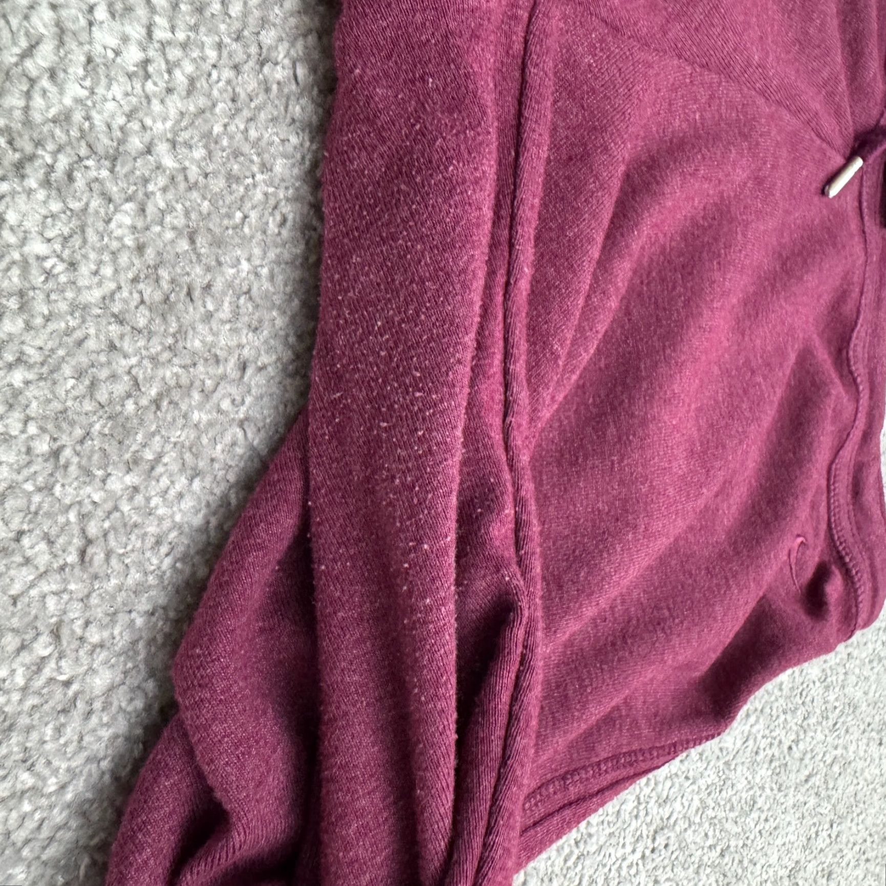 Nike Nike The Athletic Dept. Cropped Jogger Sweatpants Womens Small Maroon 30x20 Size 28" / US 6 / IT 42 - 5 Thumbnail