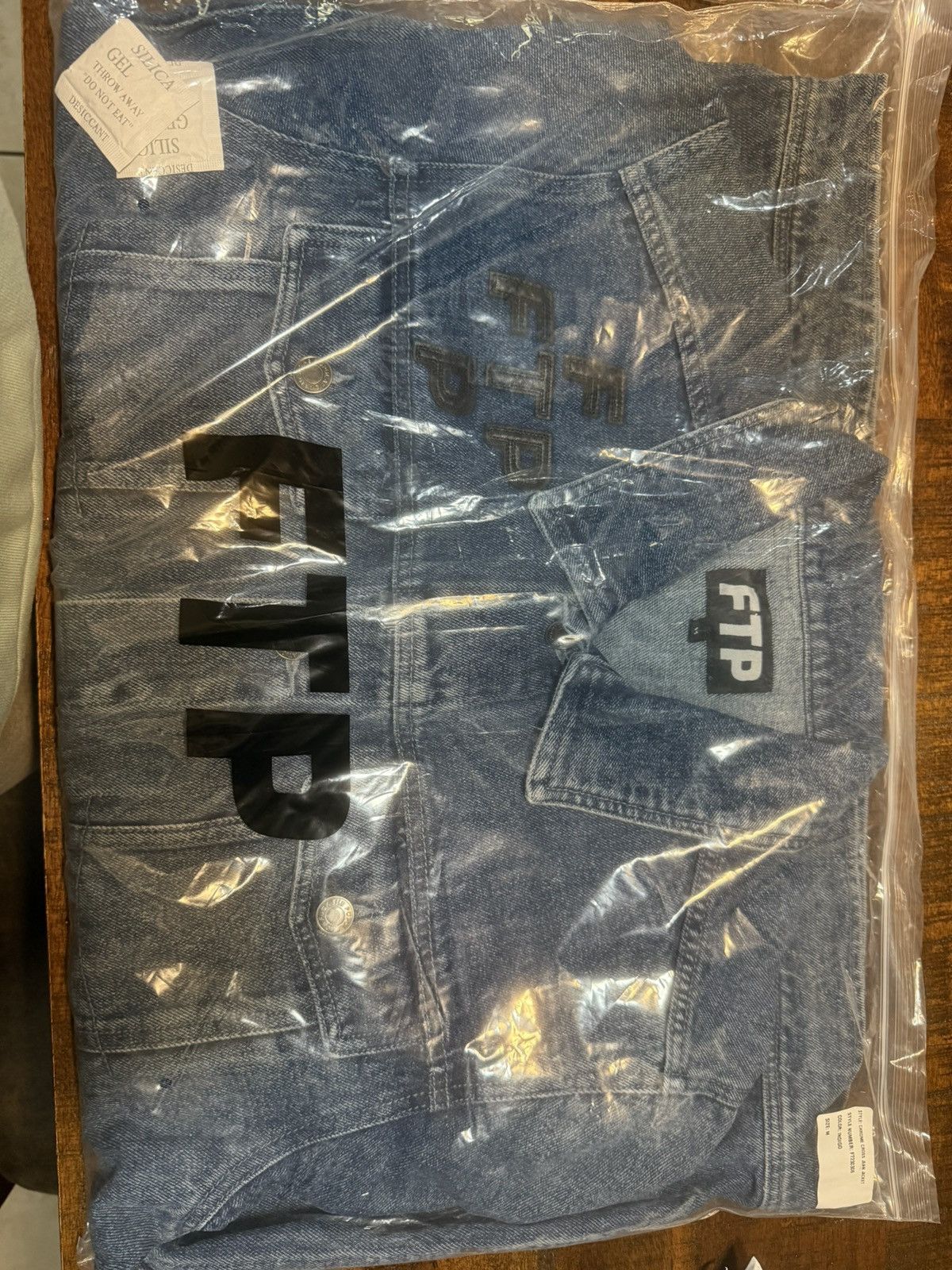 Fuck The Population FTP Cross Logo Denim Trucker Jacket Size US M / EU 48-50 / 2 - 1 Thumbnail