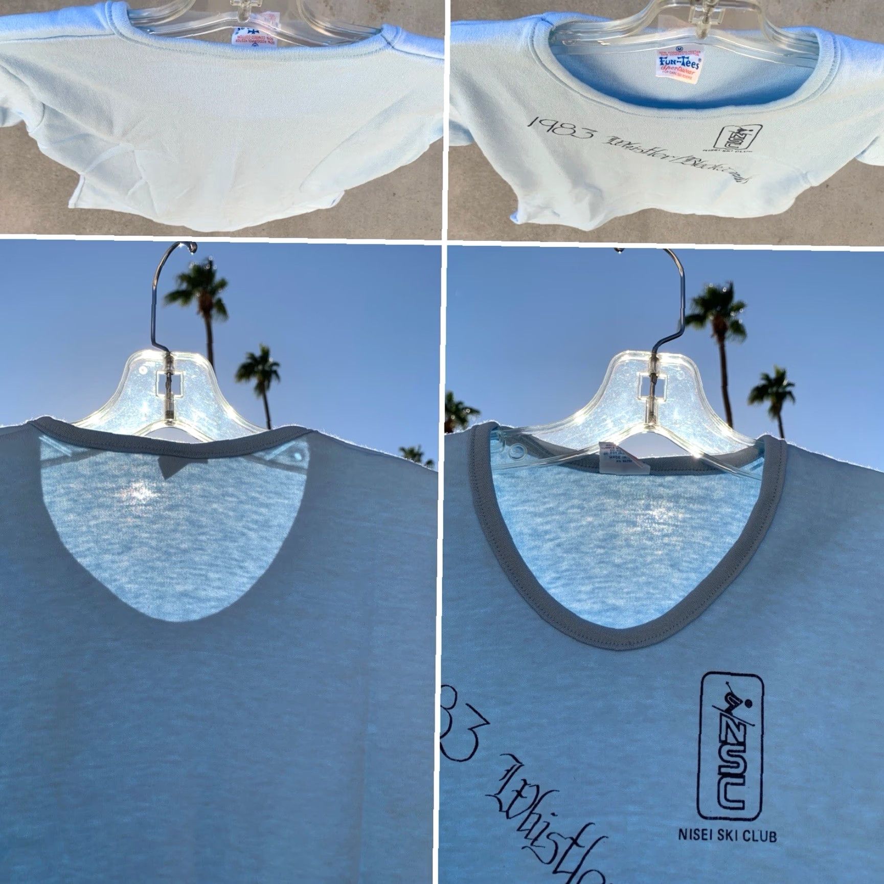 Vintage VINTAGE Fun NSC Nisei Ski Club 1983 Whistler Blackcomb T Shirt Blue M Womens Ski Theme Casual Short Sleeve Scoop Neck Size M / US 6-8 / IT 42-44 - 7 Thumbnail