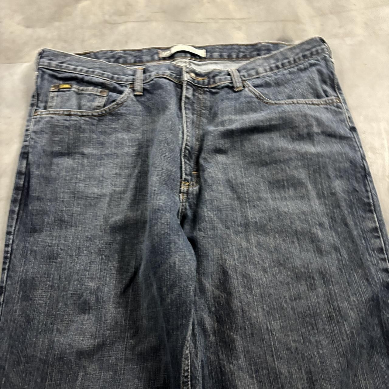Vintage Crazy Vintage Y2K/2000s Baggy Grunge Dark Wash Skater Denim Jeans! 40x32 Size US 40 / EU 56 - 5 Thumbnail
