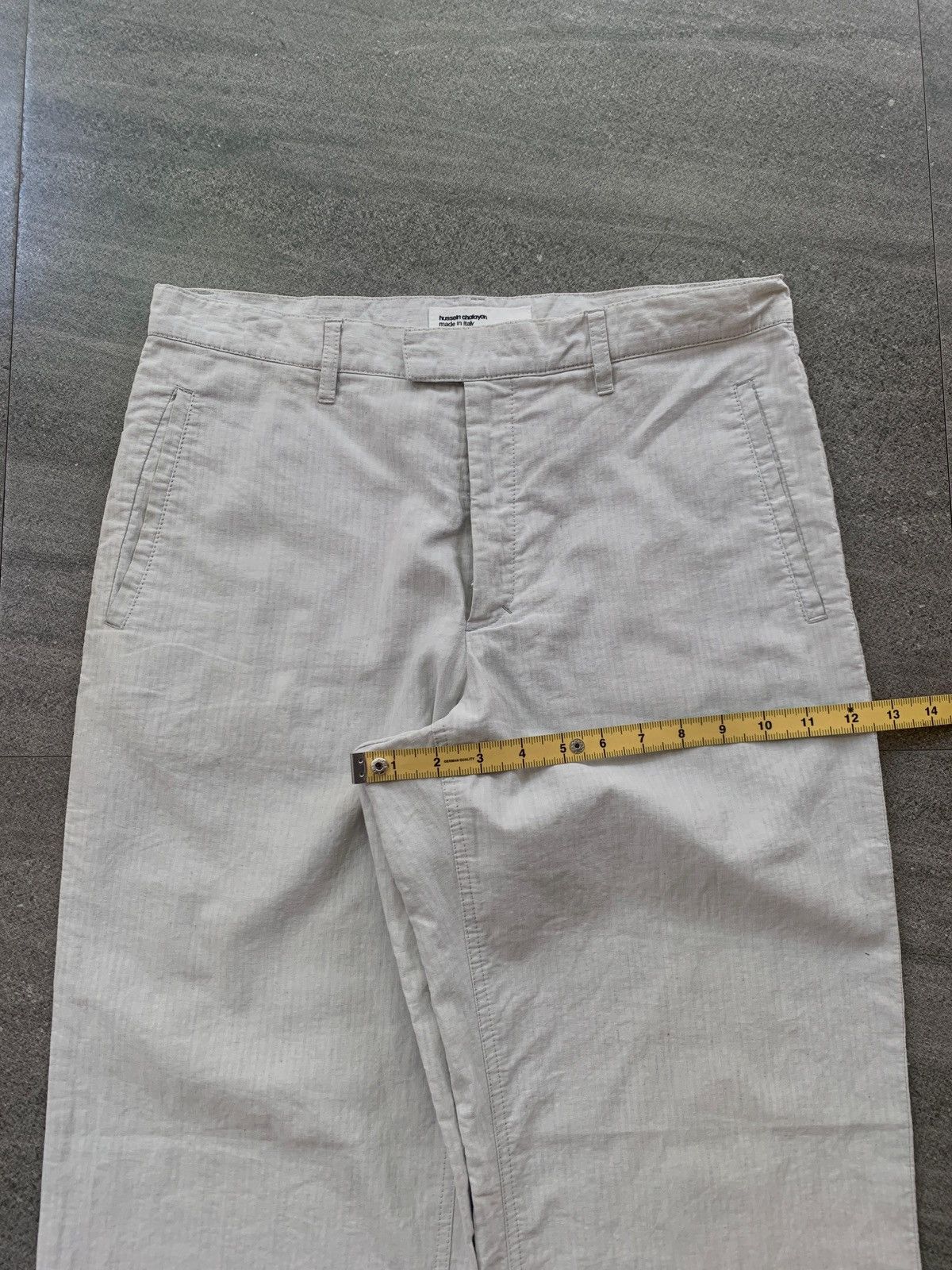 Hussein Chalayan FREE TAX! 2000s Striped Wideleg Trousers Size US 32 / EU 48 - 11 Thumbnail