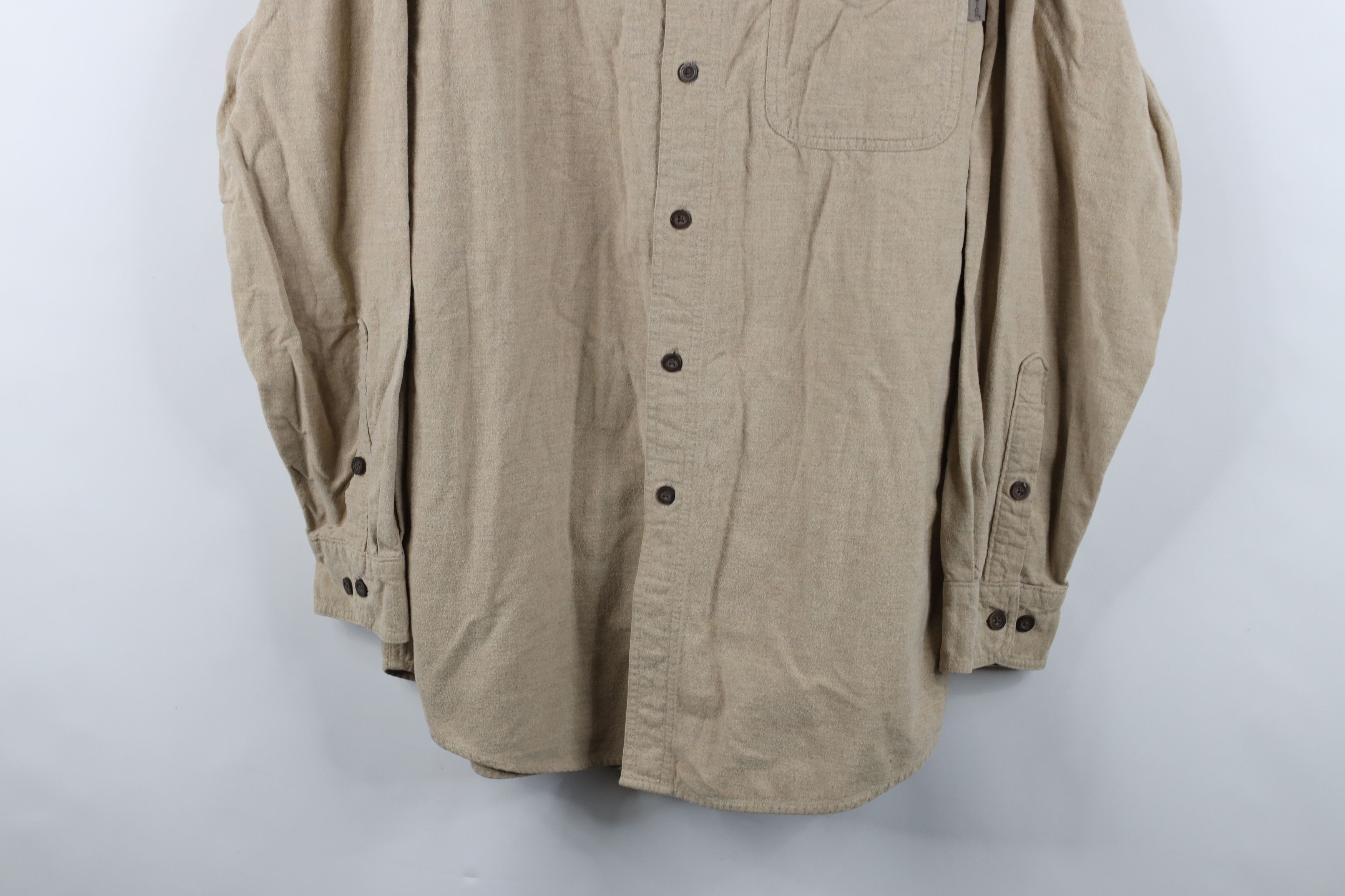Woolrich Woolen Mills Vintage Woolrich Chamois Cloth Collared Button Down Shirt Size US L / EU 52-54 / 3 - 3 Thumbnail