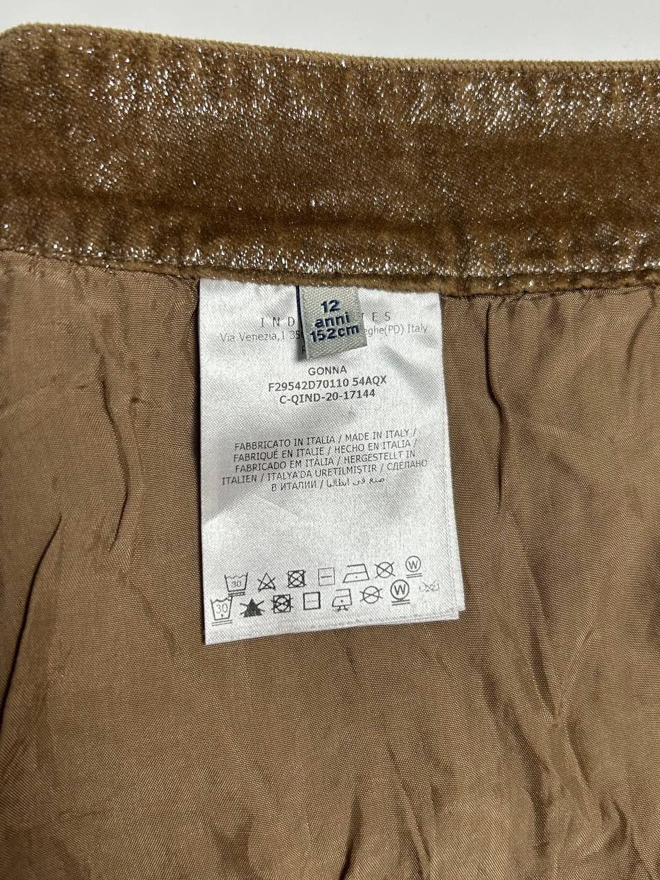 Moncler Moncler Glitter Tobaco Gonna Skirt Size 25" / US 0 / IT 36 - 20 Thumbnail