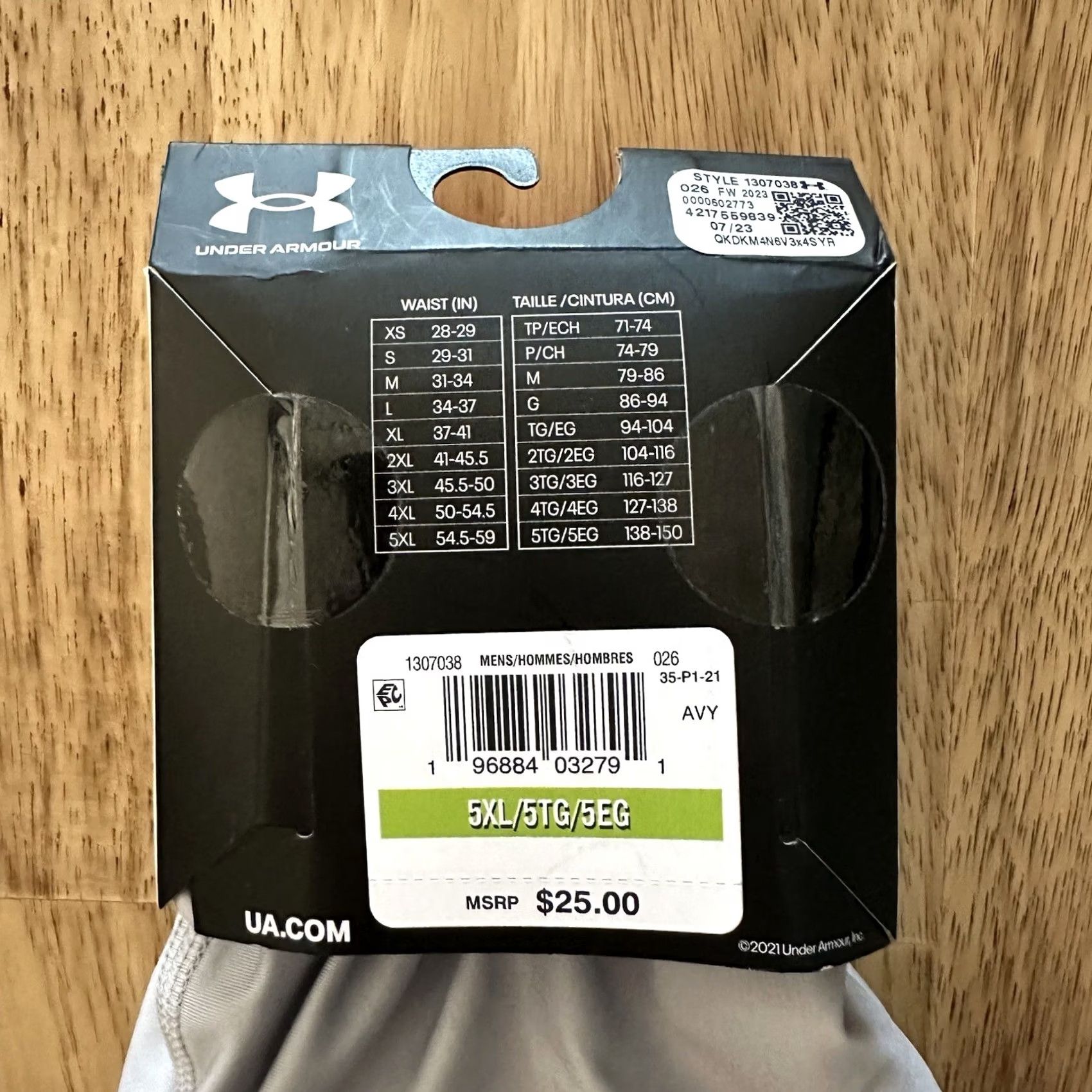 Under Armour Under Armour Boxerjock 6” Boxer Brief Mens 5XL Grey Boxer Briefs / 5XL / Under Armour / Mens / Grey / 90% Polyester/10% Elastane Size 48R - 4 Thumbnail