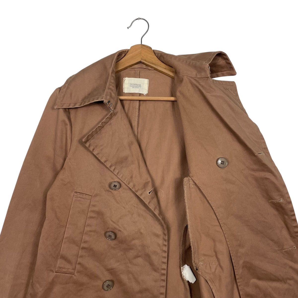 Zucca Zucca Travail Double Breasted Cotton Jacket Size US XS / EU 42 / 0 - 10 Thumbnail