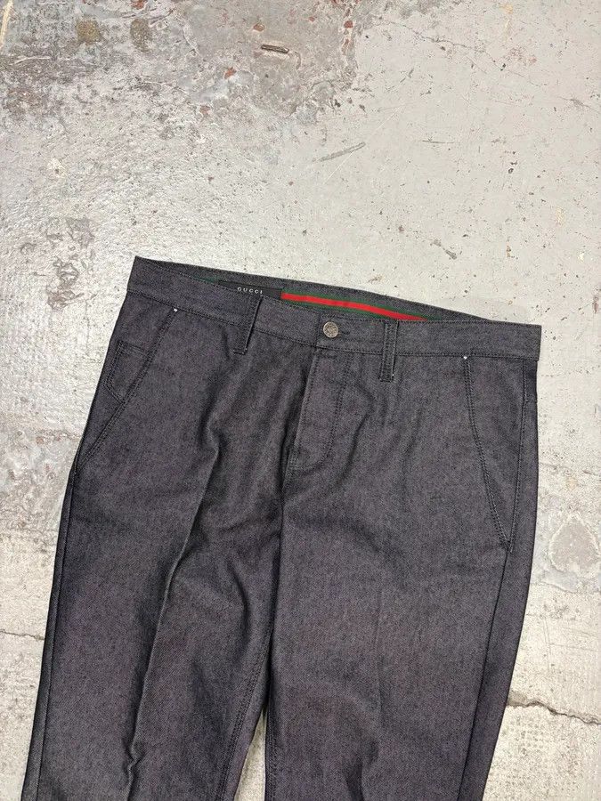 Gucci AW2009 Gucci Grey Denim Signature Jeans by Frida Giannini Size US 32 / EU 48 - 5 Thumbnail