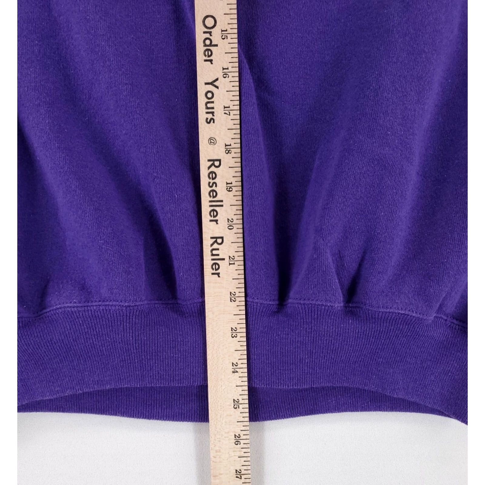 Hanes Hanes Sport VTG 90s Purple Sweatshirt Long Sleeve Made USA Mens XL Shirt Pullover Mens Size US XL / EU 56 / 4 - 5 Thumbnail