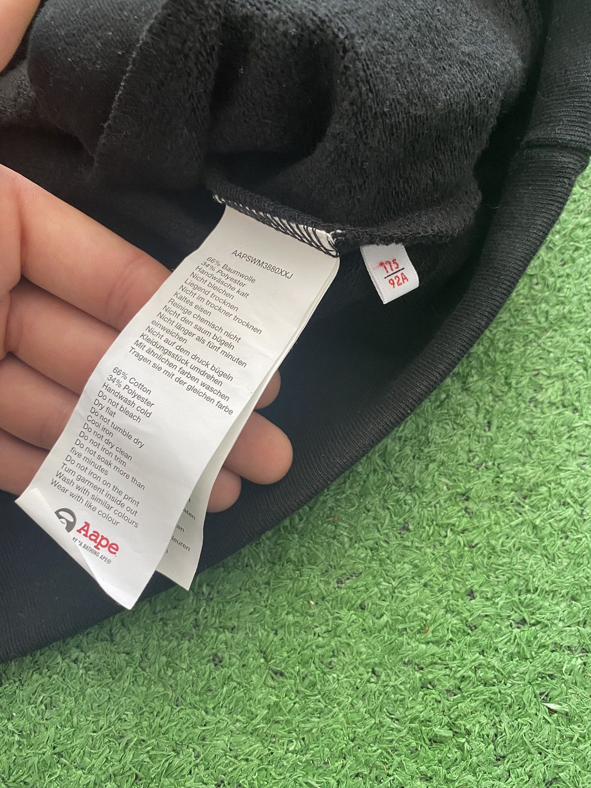 Aape Black AAPE By A Bathing Ape Hoodie Size M Size US M / EU 48-50 / 2 - 12 Thumbnail