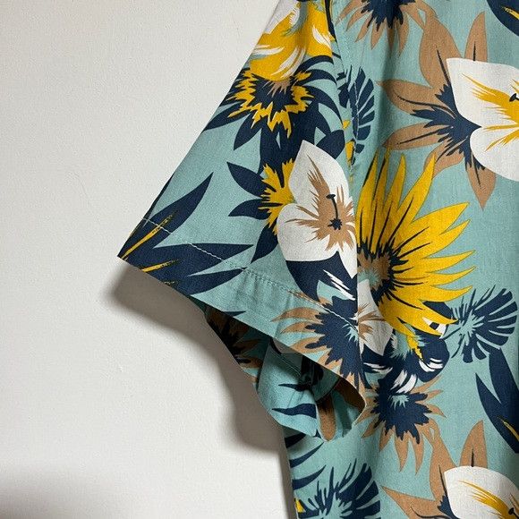 Other ambsn FRAWL Hawaiian Shirt - 100% Cotton Tropical Print Size US M / EU 48-50 / 2 - 5 Thumbnail
