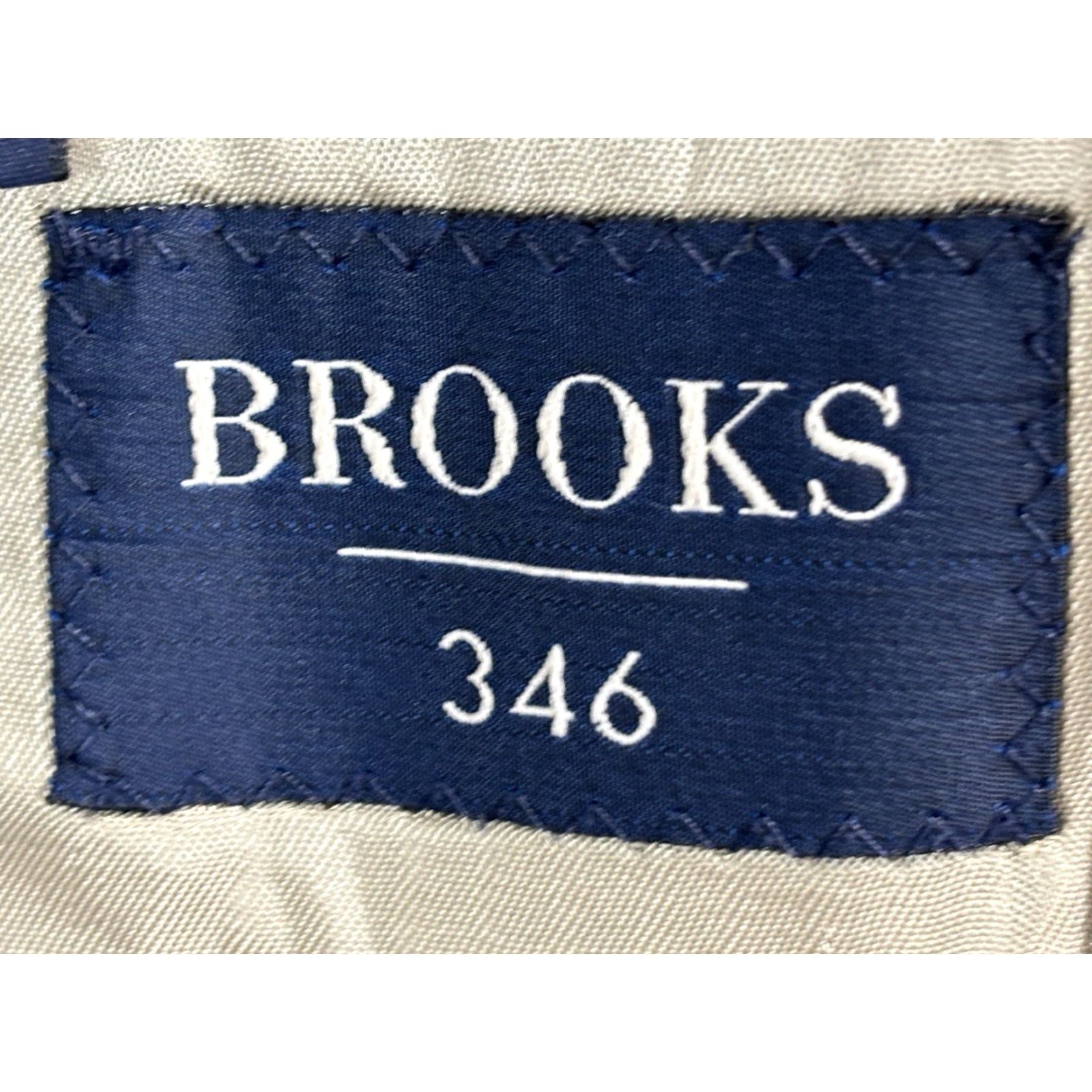 Brooks Brothers VINTAGE Brooks Brothers Men's Blazer Jacket Long Single-Breasted Houndstooth Wool Linen Silk 46L Casual Formal Wedding Size 46L - 6 Thumbnail