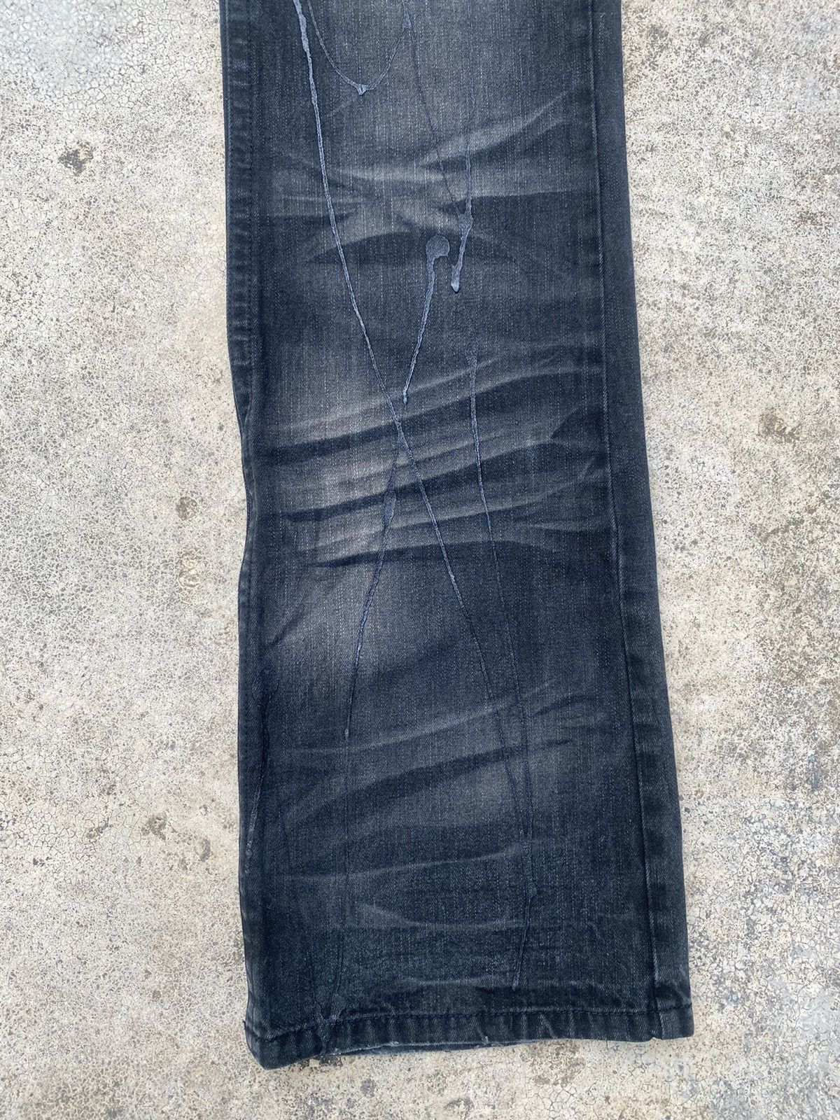 If Six Was Nine × Japanese Brand × Tornado Mart Flare Jeans Xfrm Clawmark Wax Studded Bootcut Size US 34 / EU 50 - 5 Thumbnail