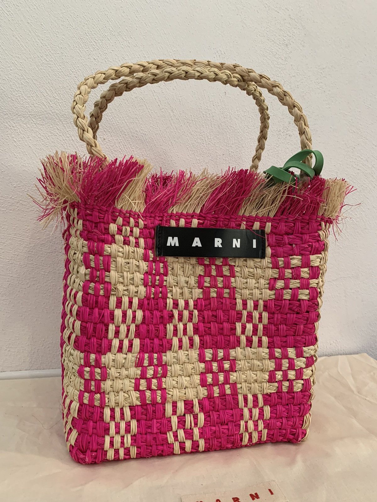 Marni IRACA PALM MED BAG Size ONE SIZE - 3 Thumbnail