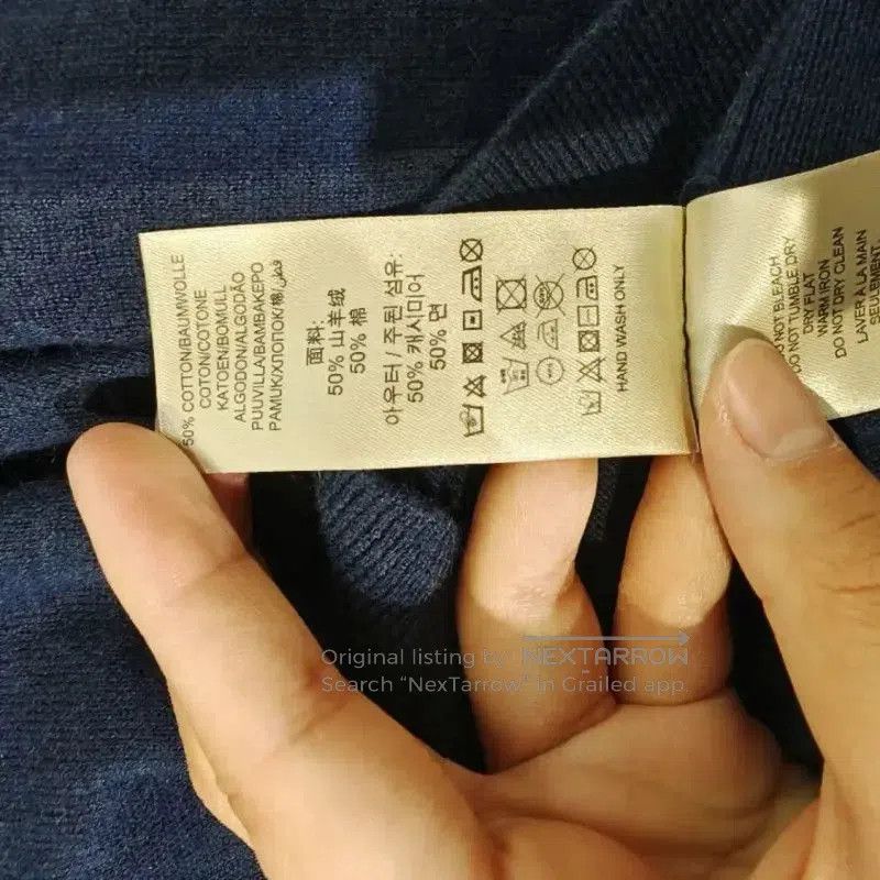 Burberry Burberry Women's Navy Wool Sweater. Size L / US 10 / IT 46 - 5 Thumbnail