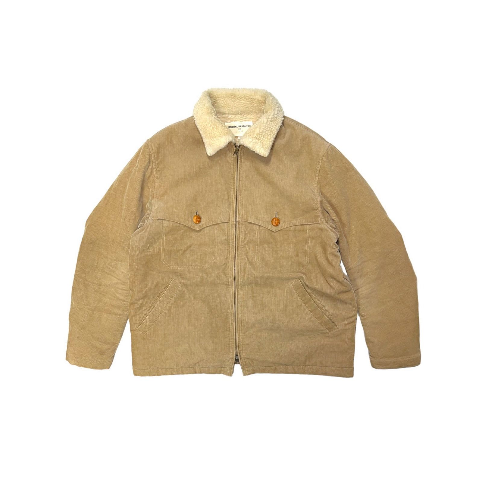 General Research General Research 1999 Corduroy Sherpa Collar Coat Size US M / EU 48-50 / 2 - 1 Thumbnail
