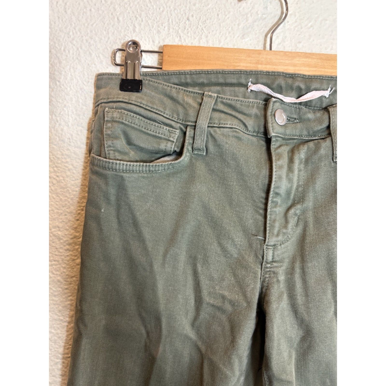 Vintage VINTAGE Joe’s Jeans Jeans Womens 27 28x31 Green Skinny USA Stretch Made in USA Womens Size 27" / US 4 / IT 40 - 3 Thumbnail