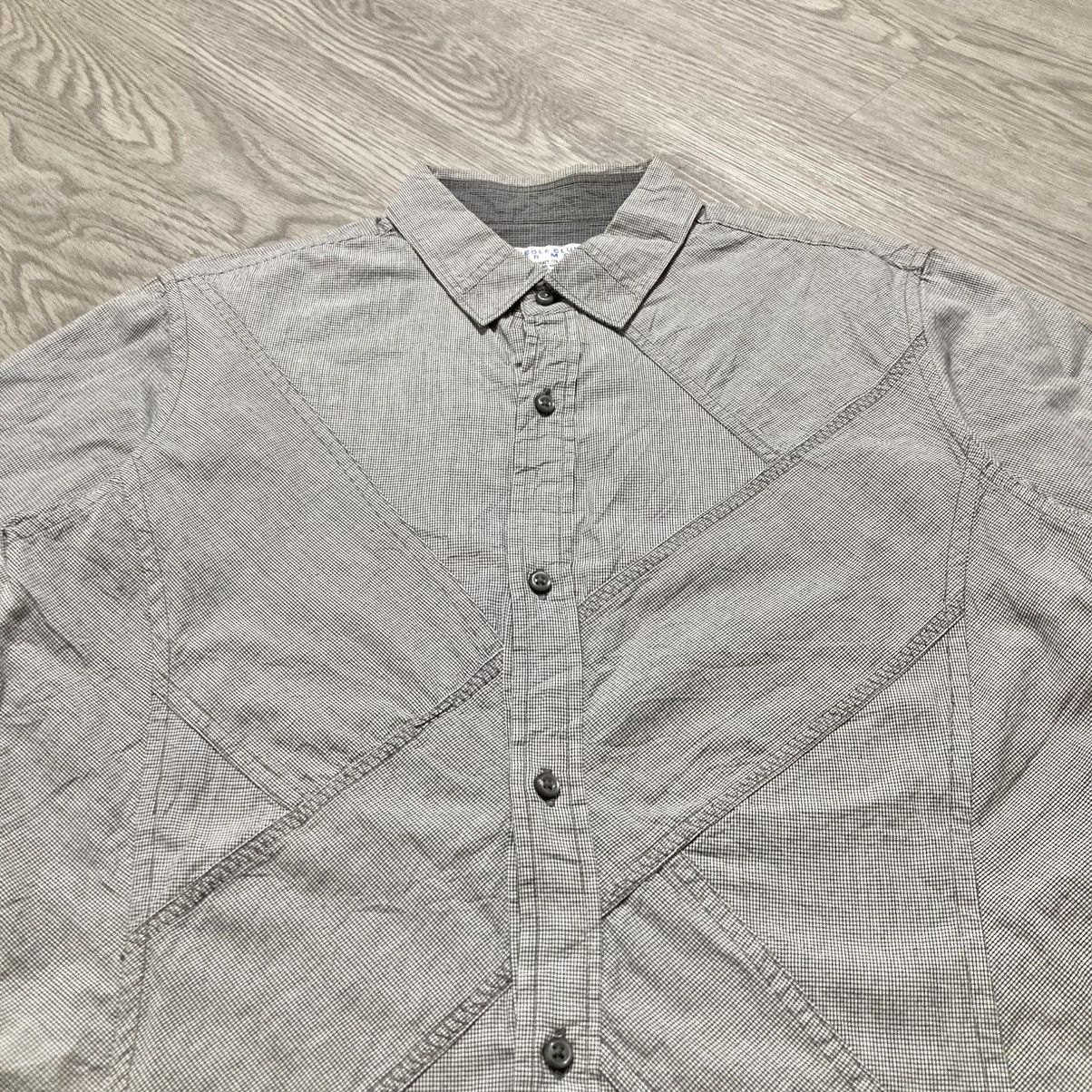 Japanese Brand 2000s Nicole Club For Men Asymetric Pattern Button Up Shirt Size US M / EU 48-50 / 2 - 3 Thumbnail