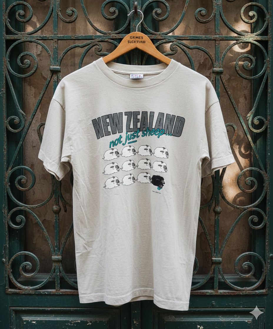 Vintage Vintage 1996 "New Zealand Not Just Sheep" tshirt Size US M / EU 48-50 / 2 - 4 Thumbnail